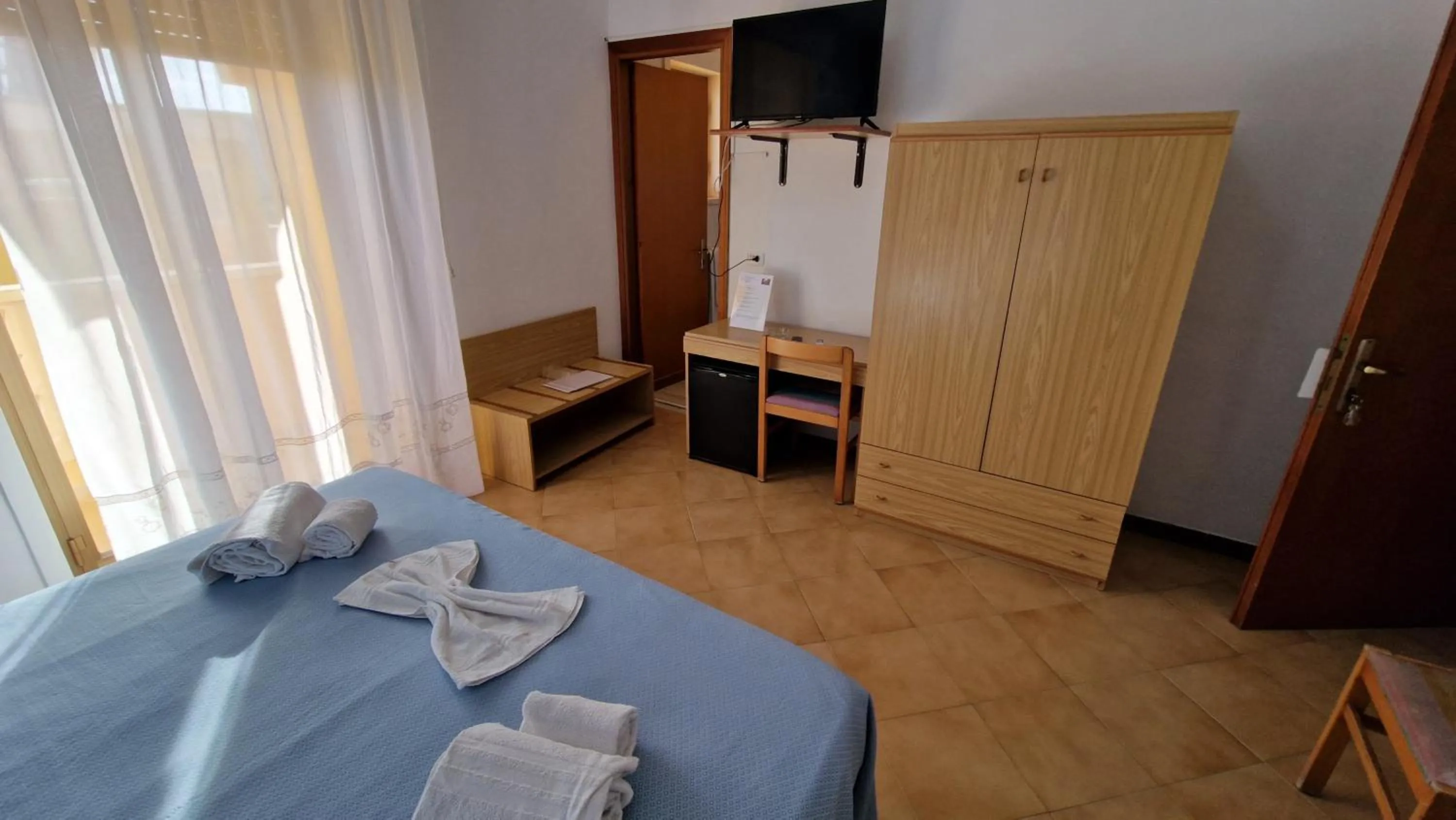 Bed in Hotel Le Pelagie