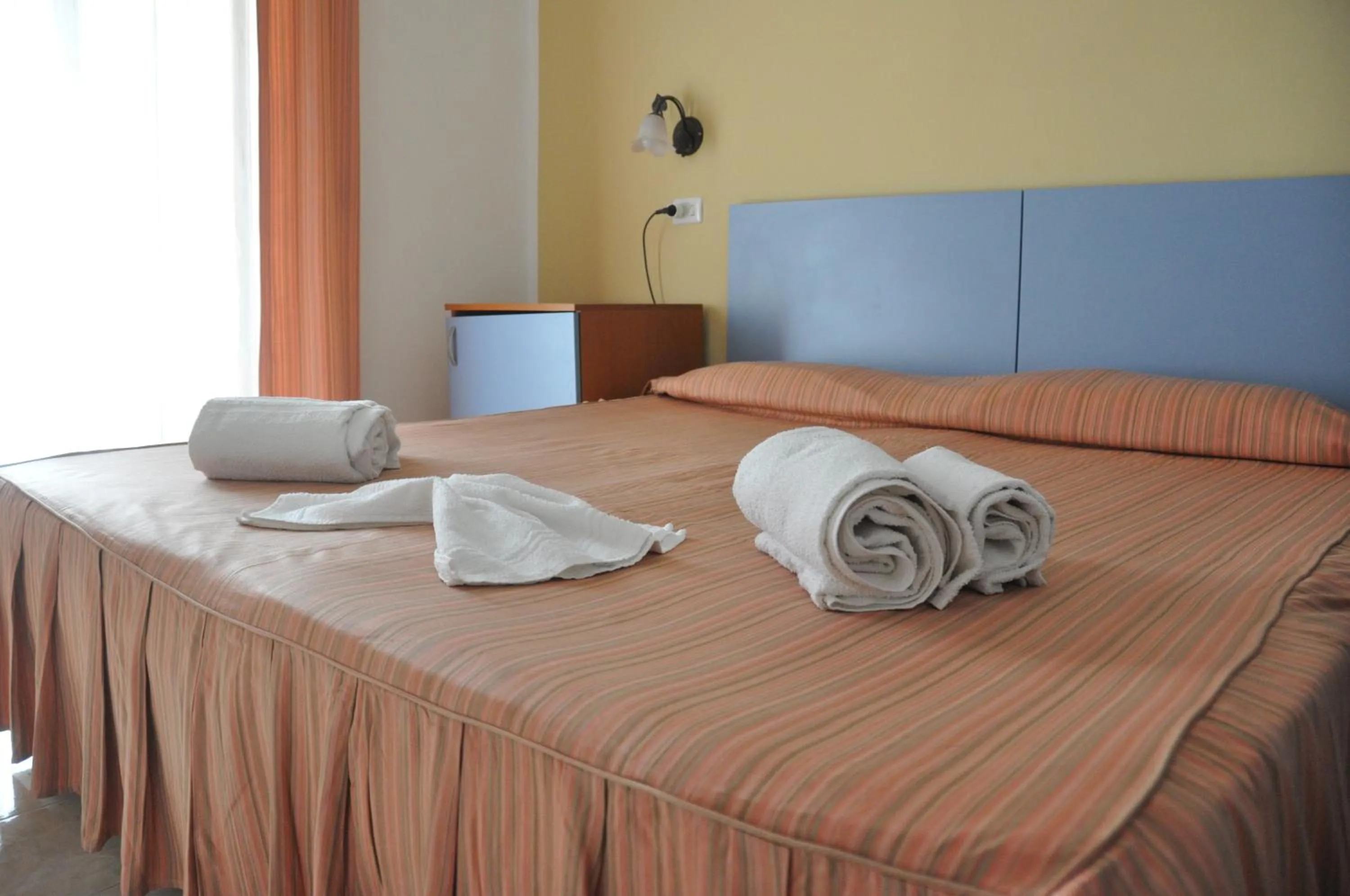 Bed in Hotel Le Pelagie