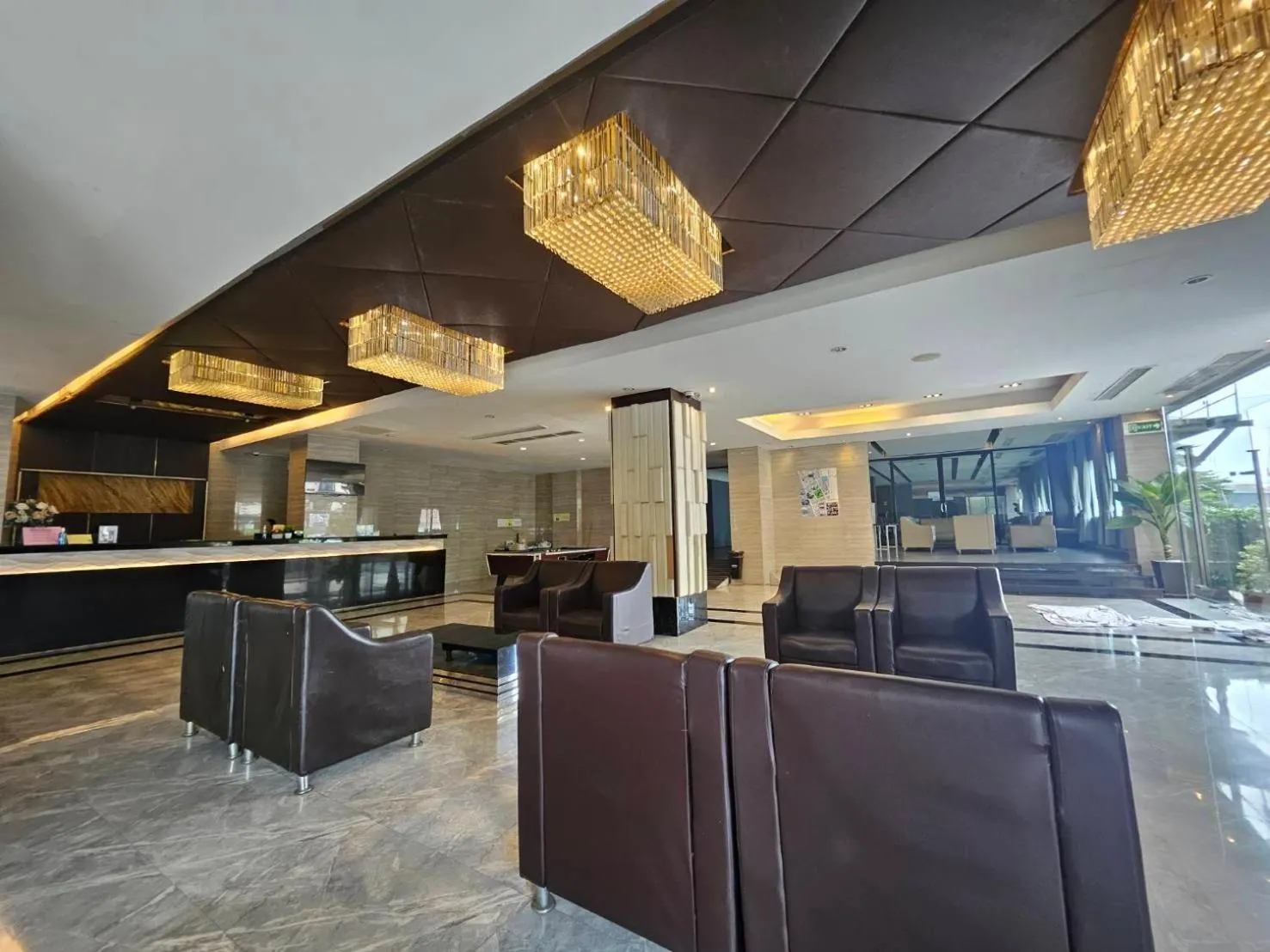 Seating area in Avana Laem Chabang Boutique Hotel