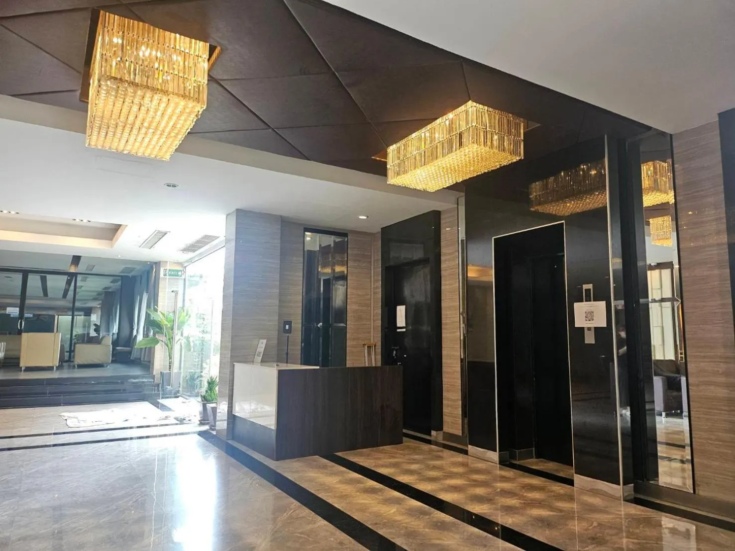 elevator in Avana Laem Chabang Boutique Hotel
