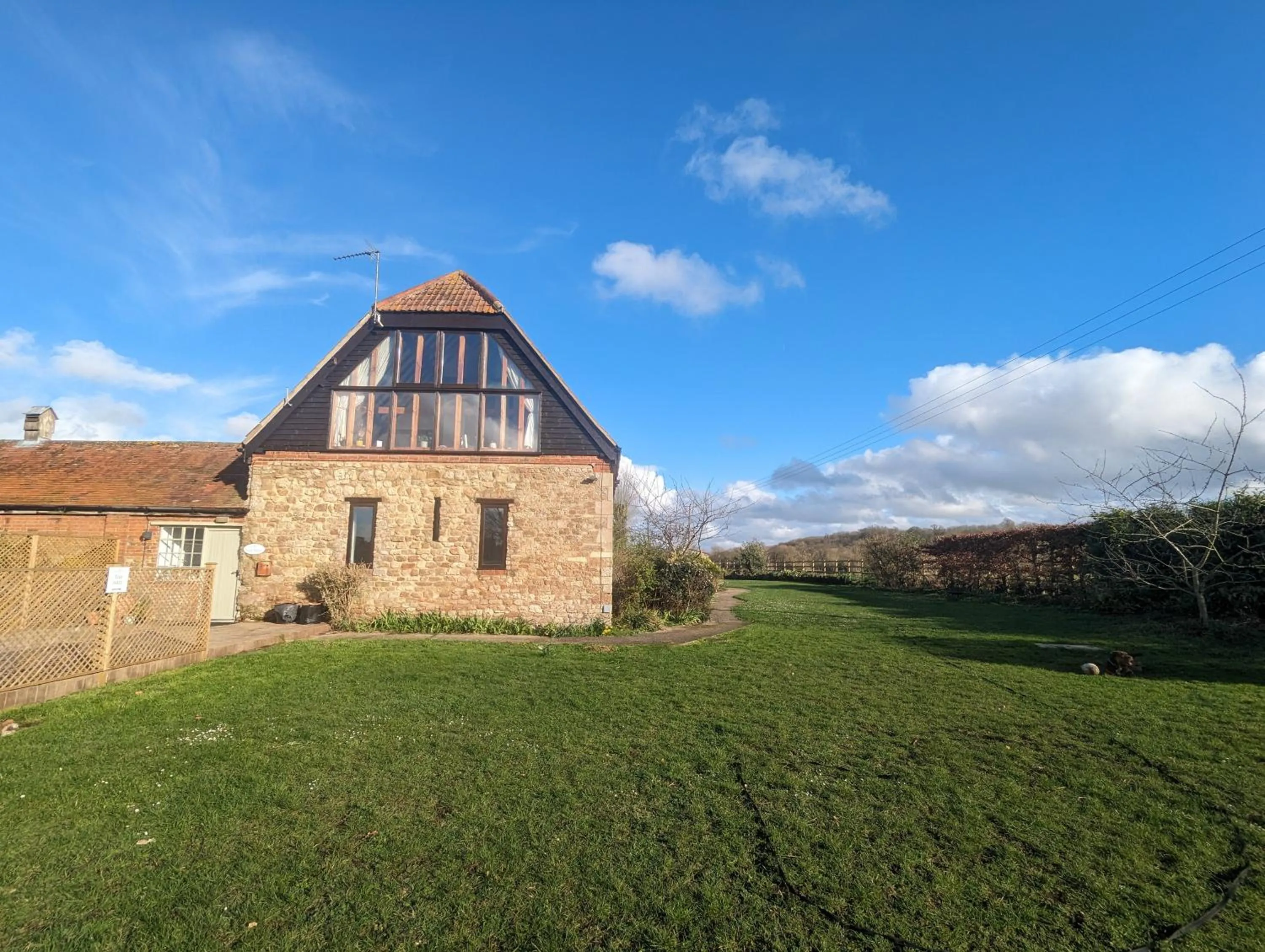 Patio in Kingfisher Barn