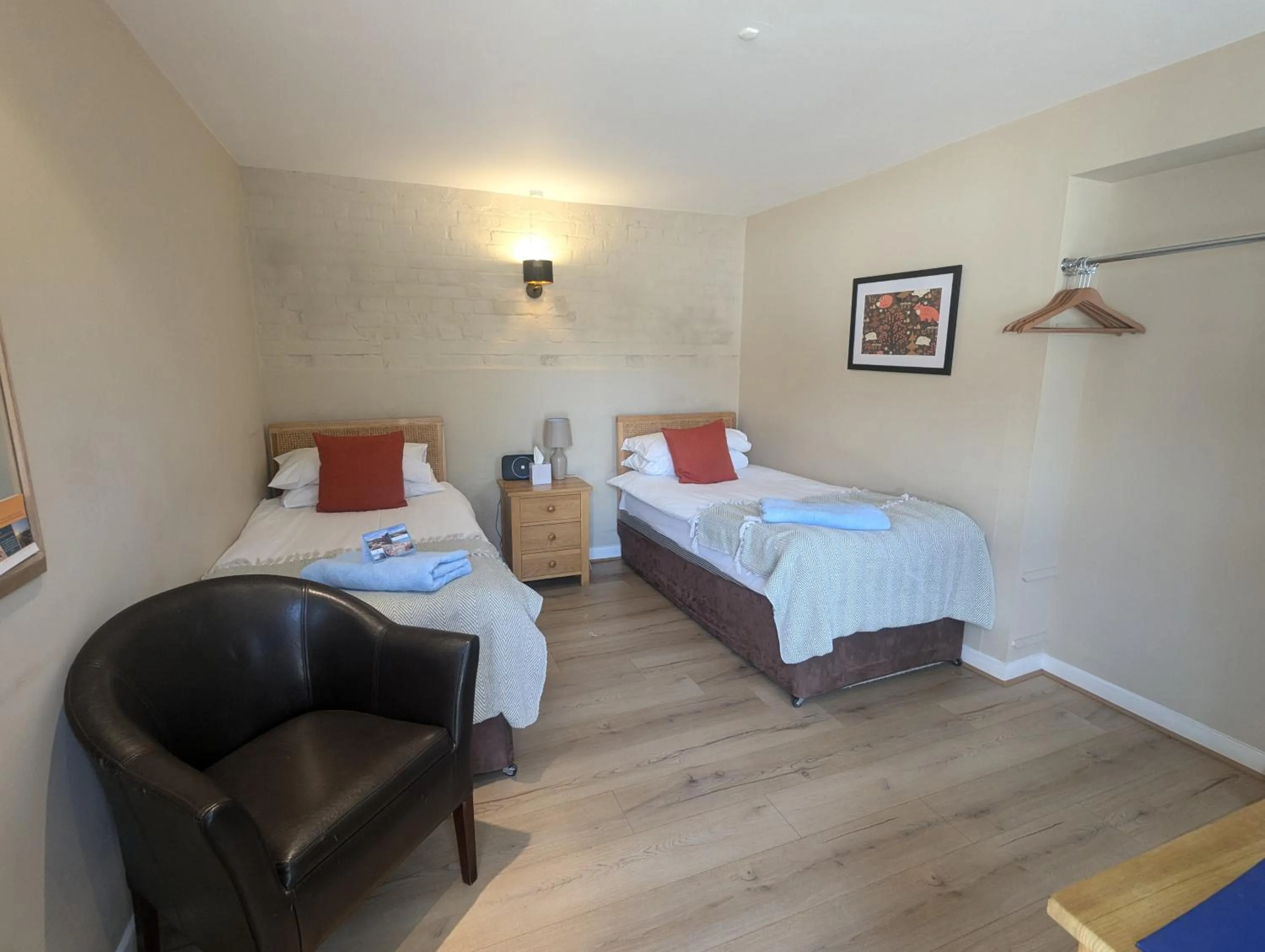 Bed in Kingfisher Barn