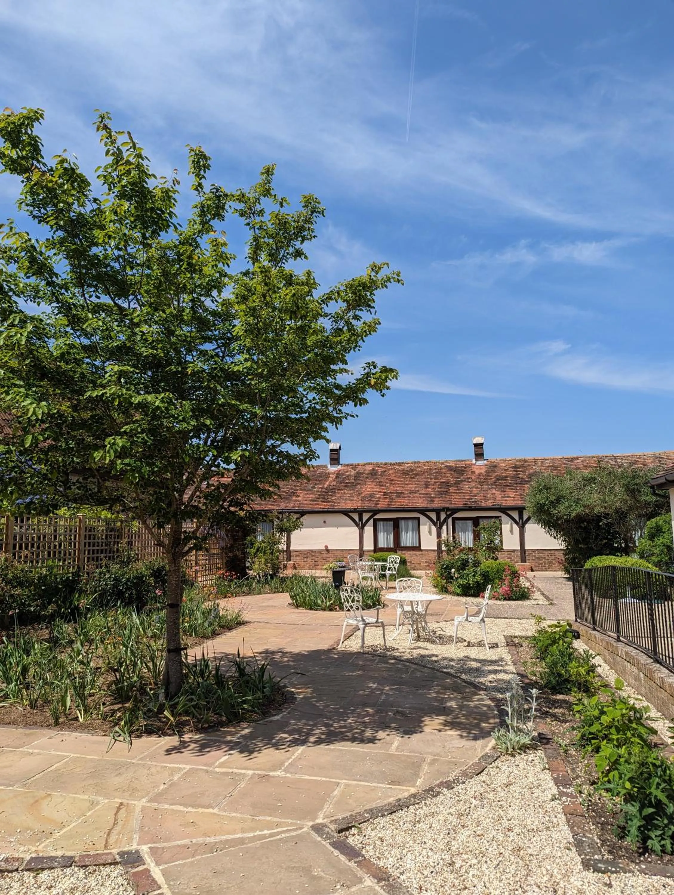 Garden in Kingfisher Barn