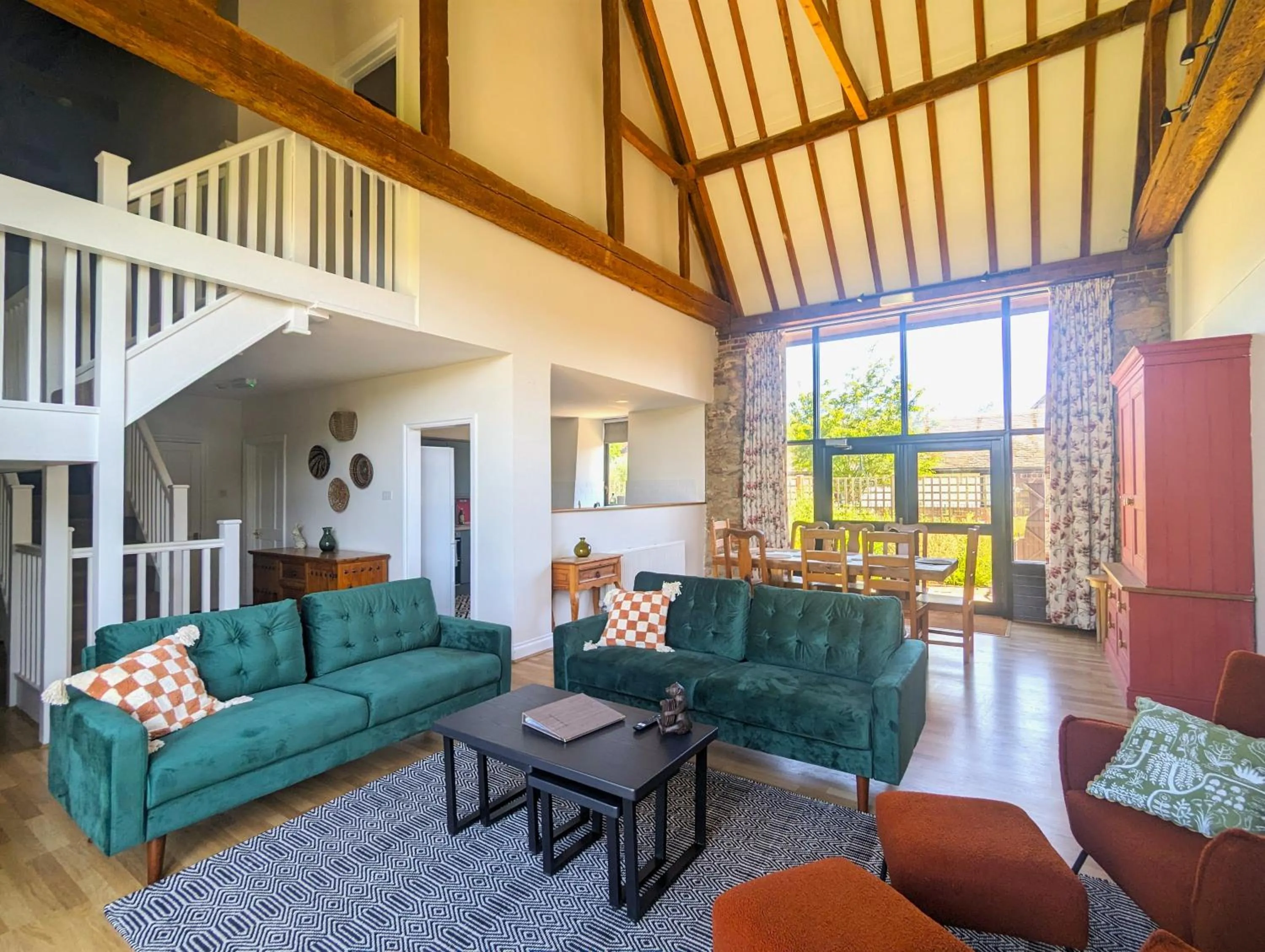 Living room in Kingfisher Barn