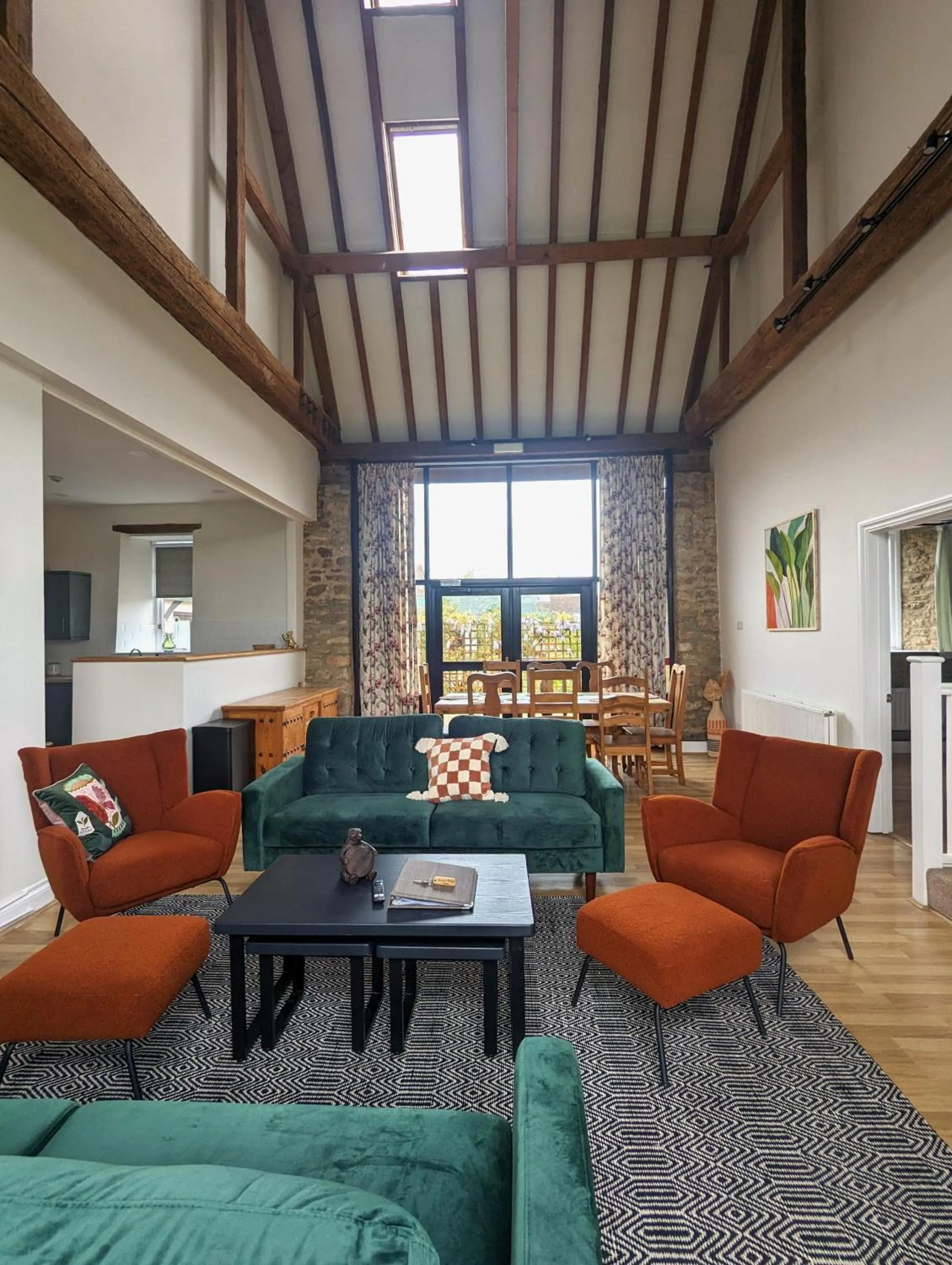 Living room in Kingfisher Barn