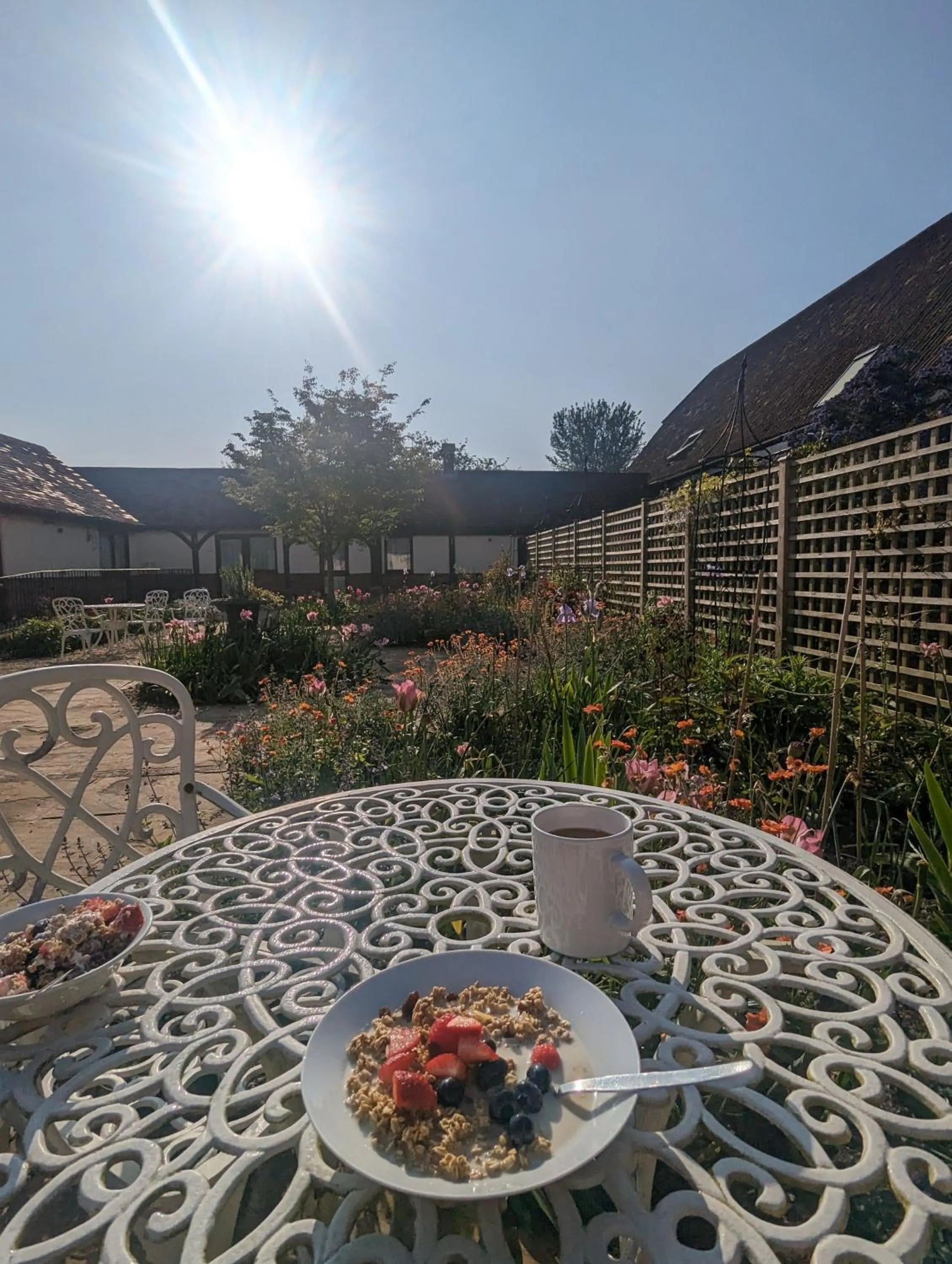 Garden in Kingfisher Barn