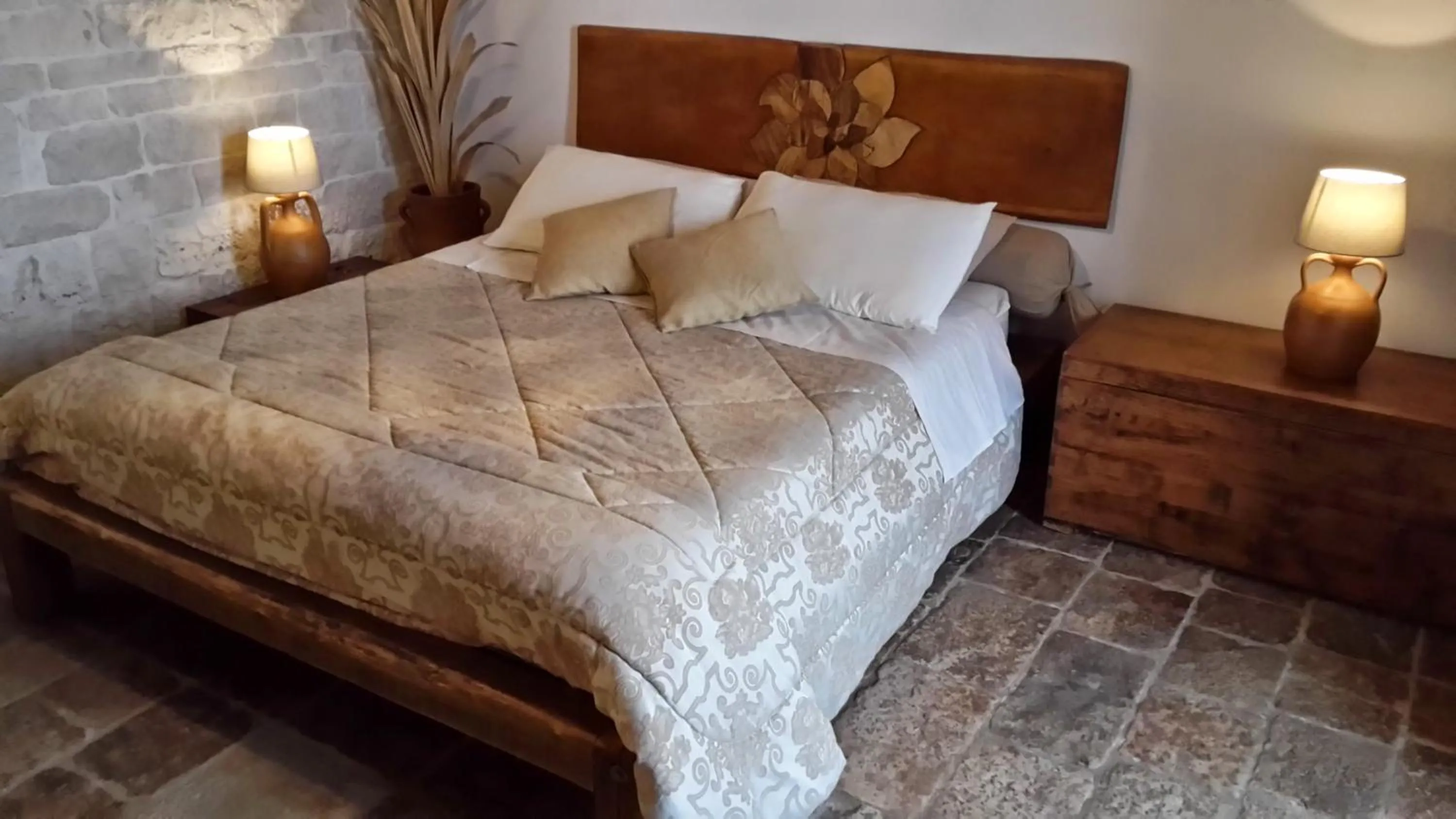 Bedroom, Bed in Masseria Rosa Trulli Relais