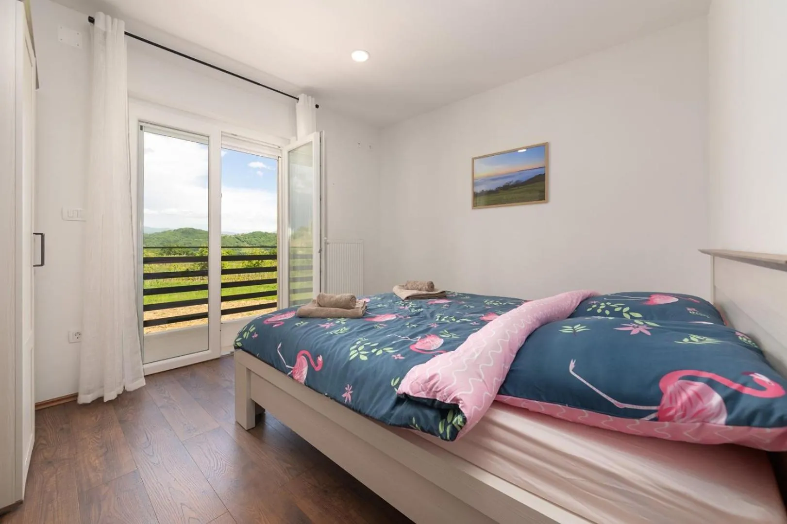 Bed in Villa Butoniga Nature