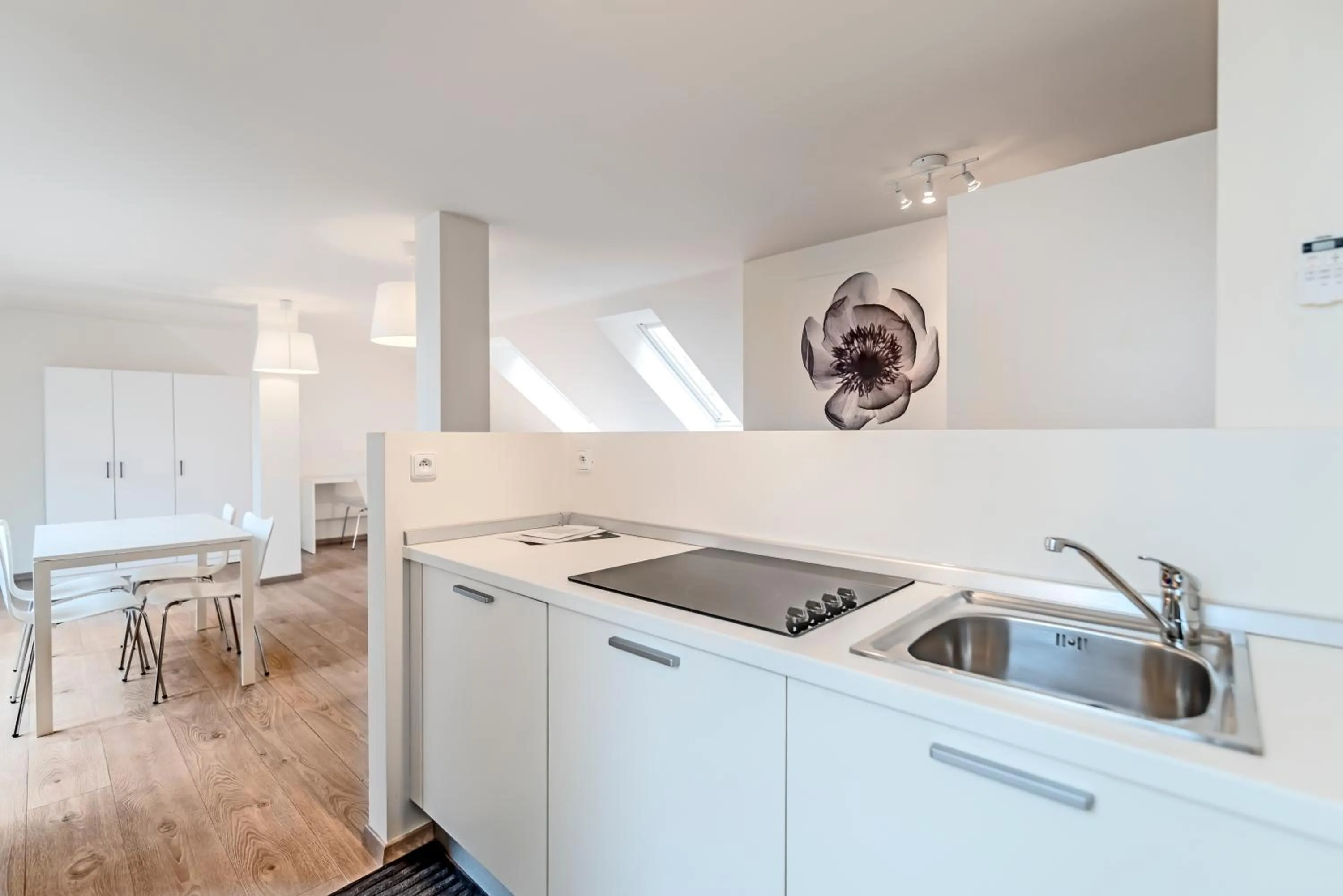 Kitchen or kitchenette in TGM Hotel Residence