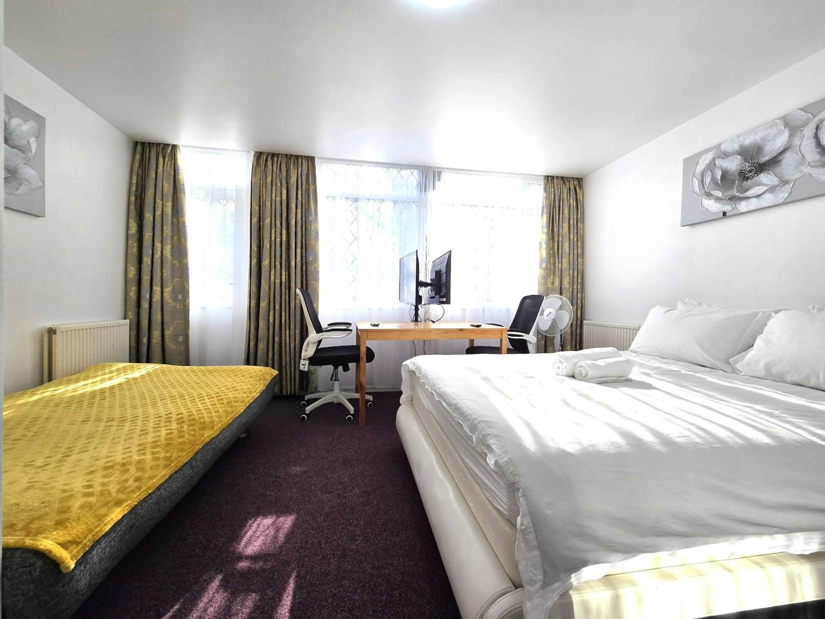 Bedroom, Bed in London Marylebone Grendon rooms