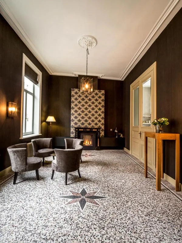 Living room in B&B Blomdaele