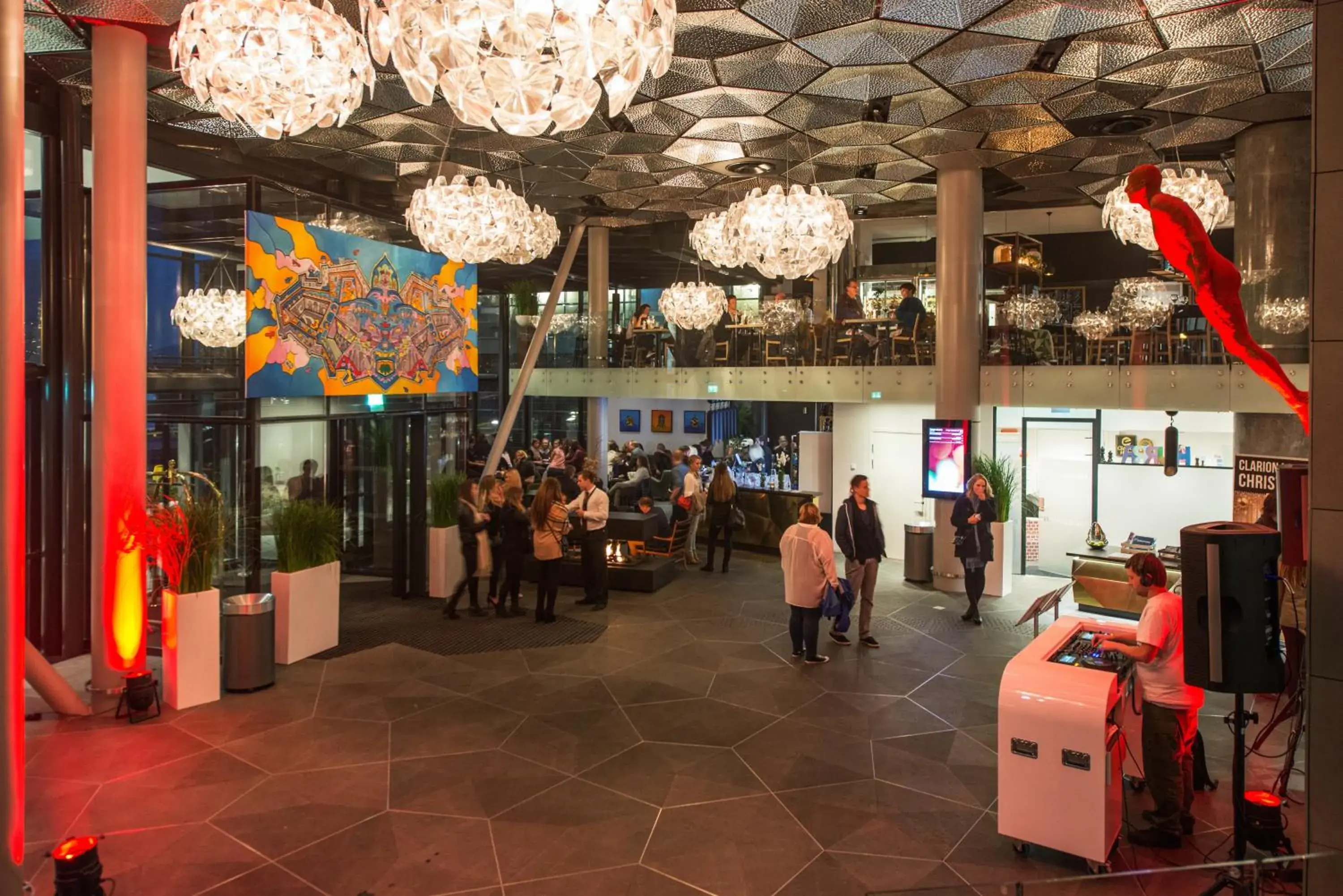 Lobby or reception in Clarion Hotel The Edge Lobby or reception in Clarion Hotel The Edge