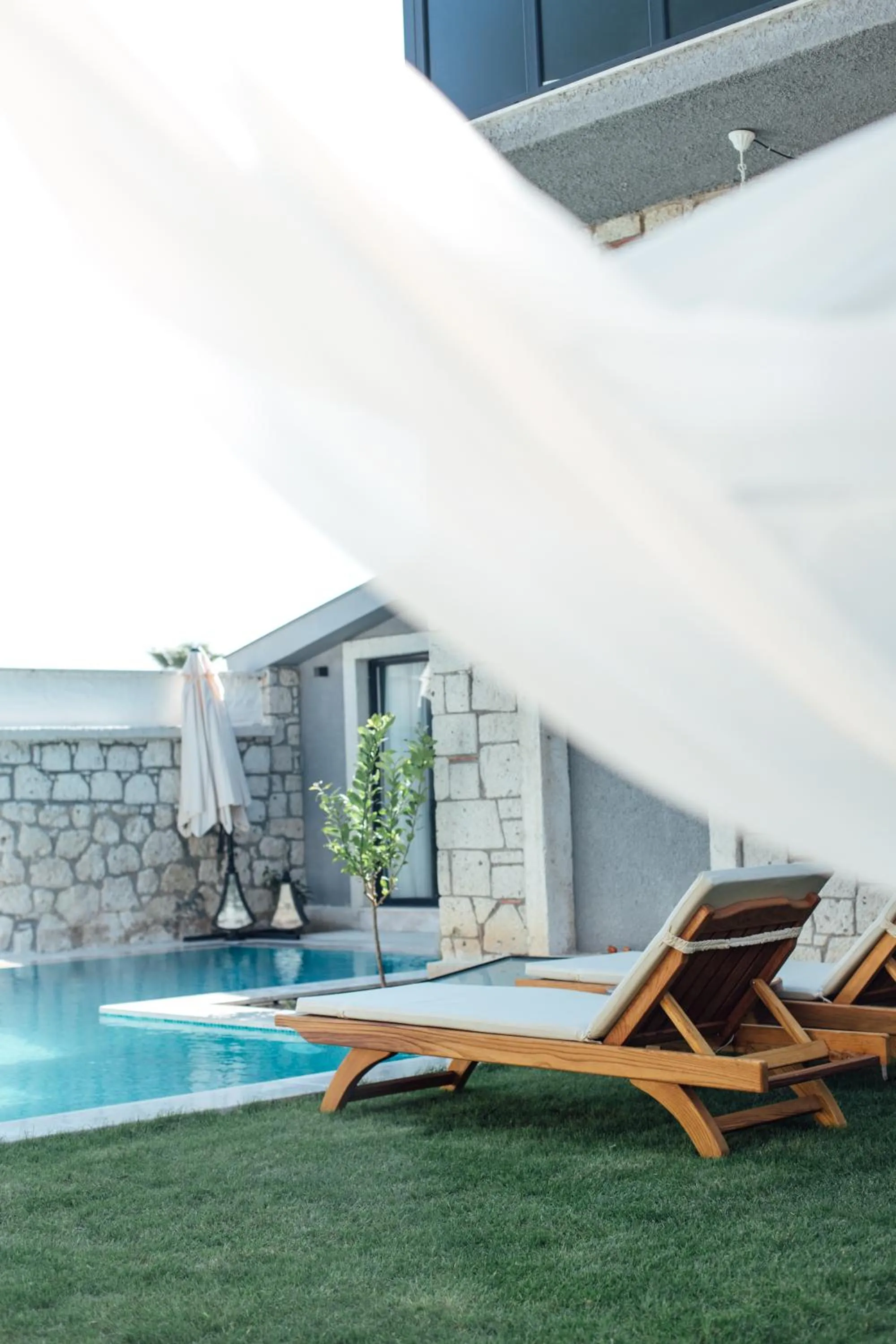 Patio in Chloe hotel Alacati