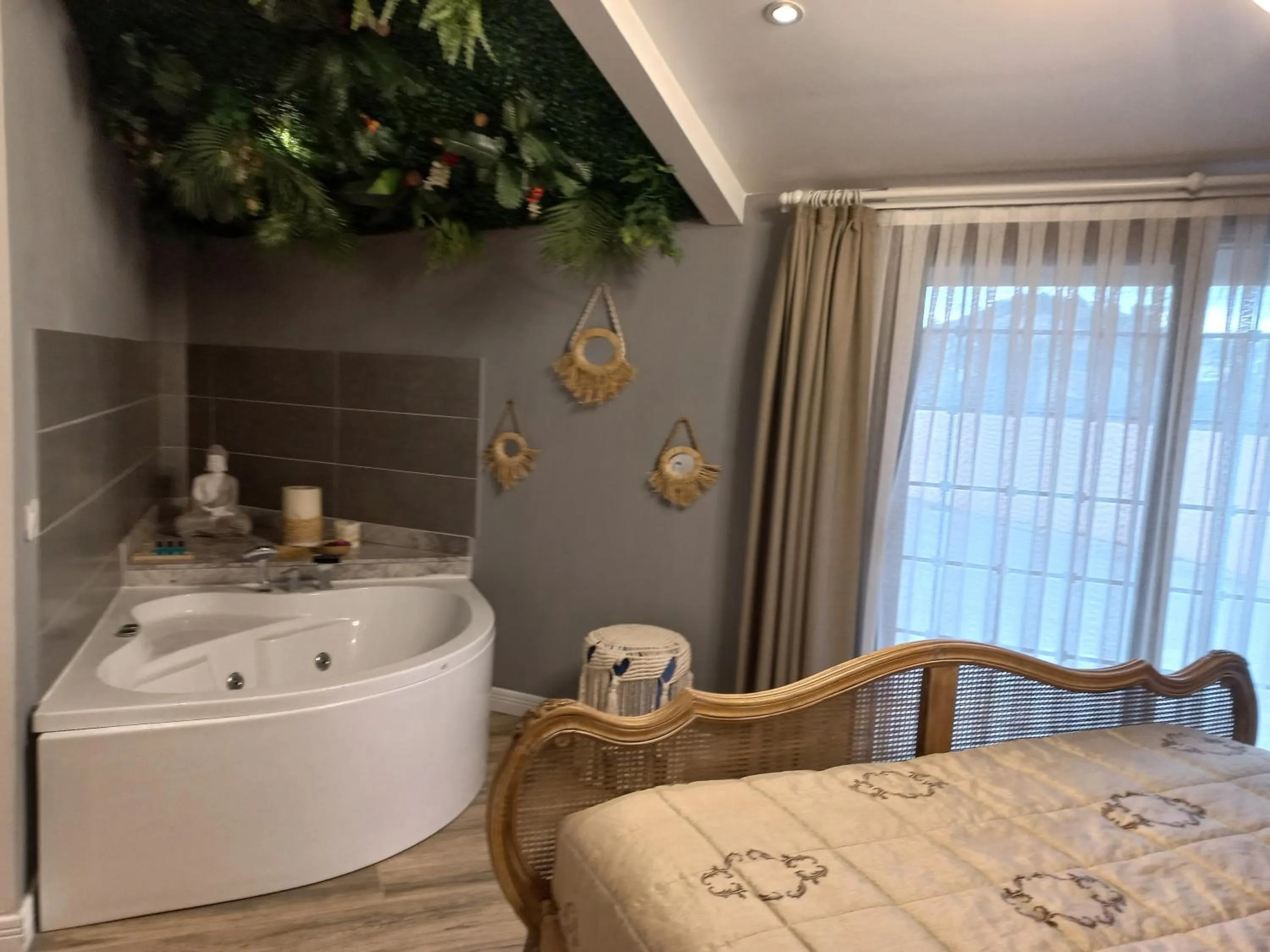 Bed in Chloe hotel Alacati