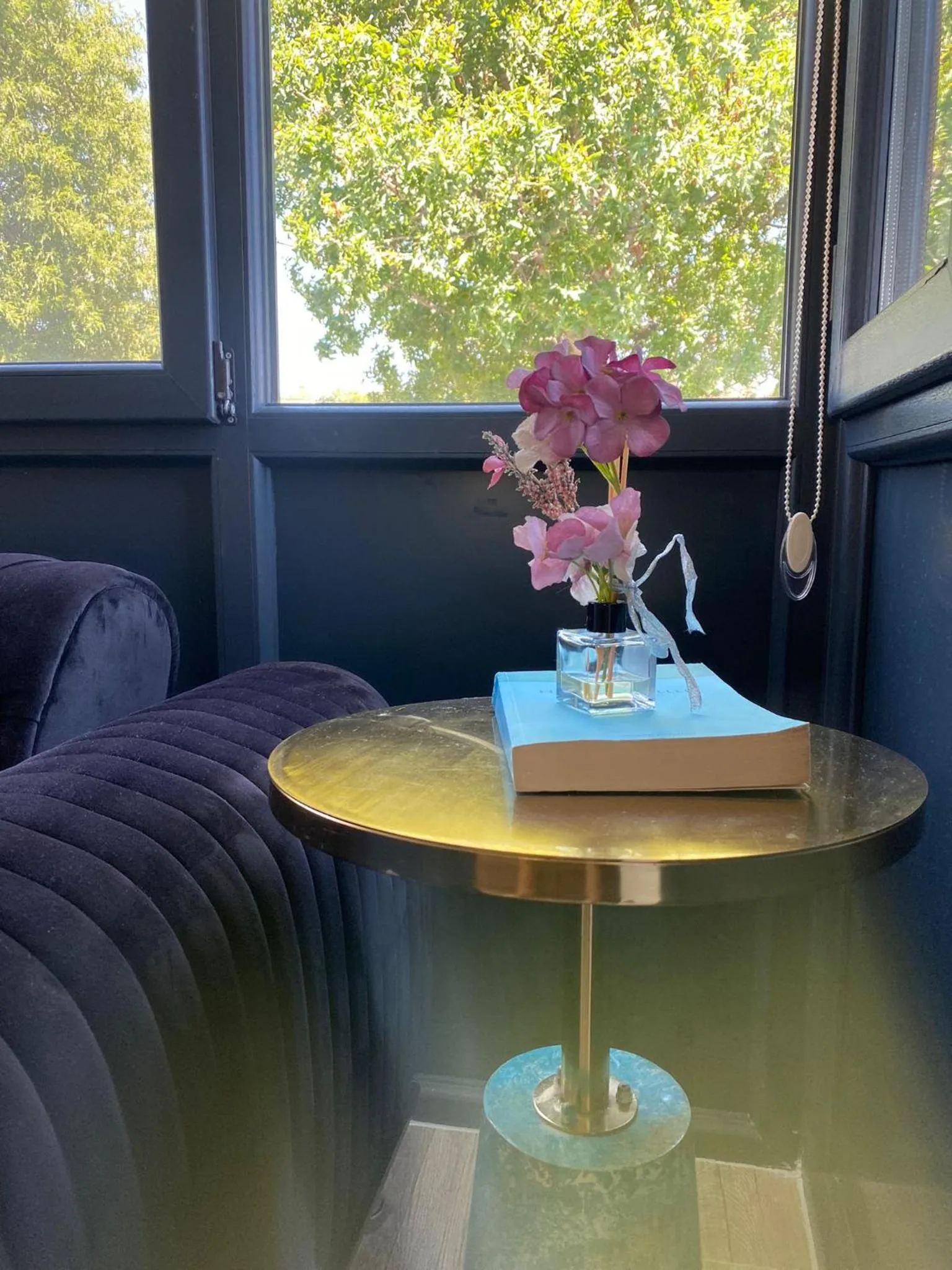 Seating area in Chloe hotel Alacati