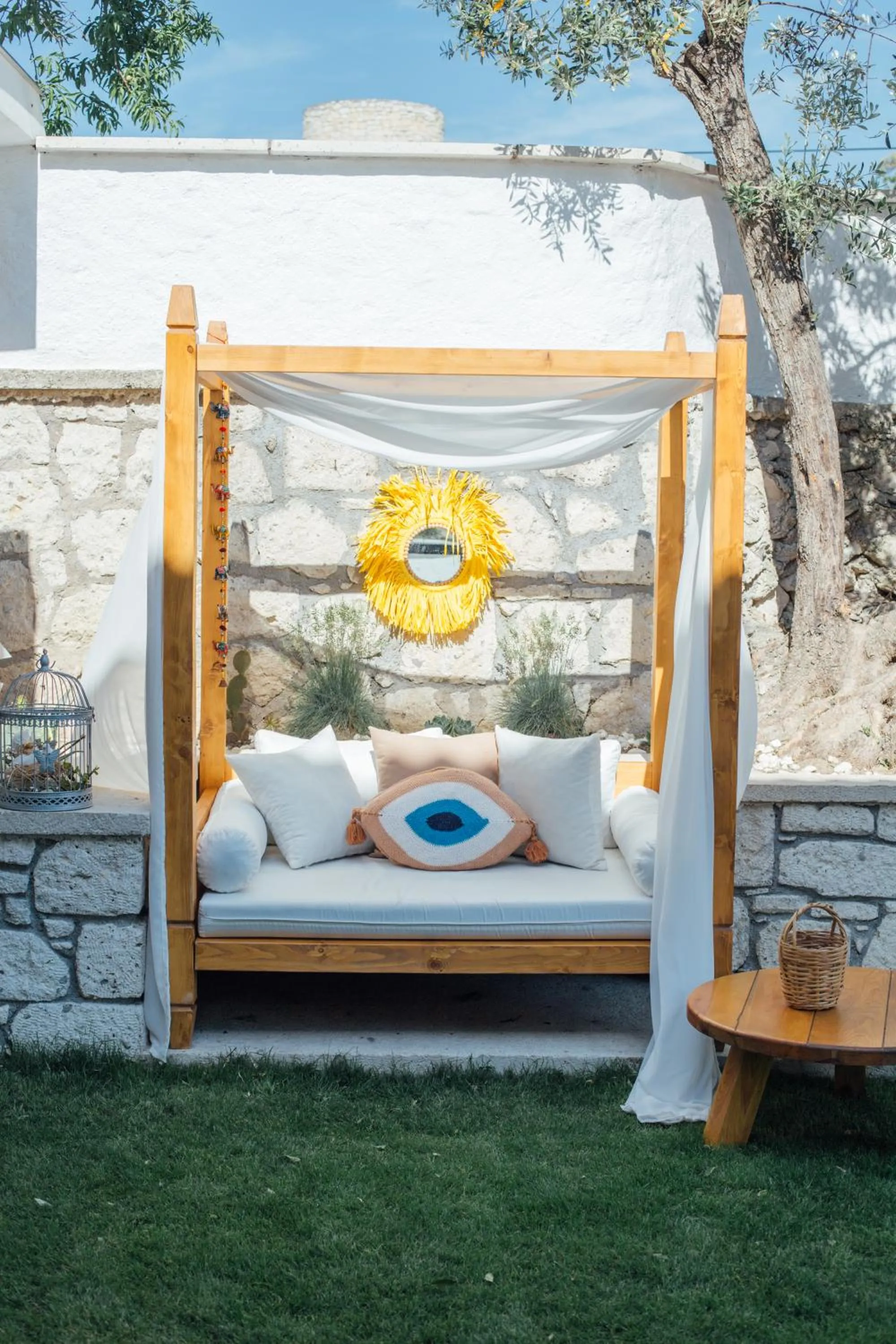 Patio in Chloe hotel Alacati