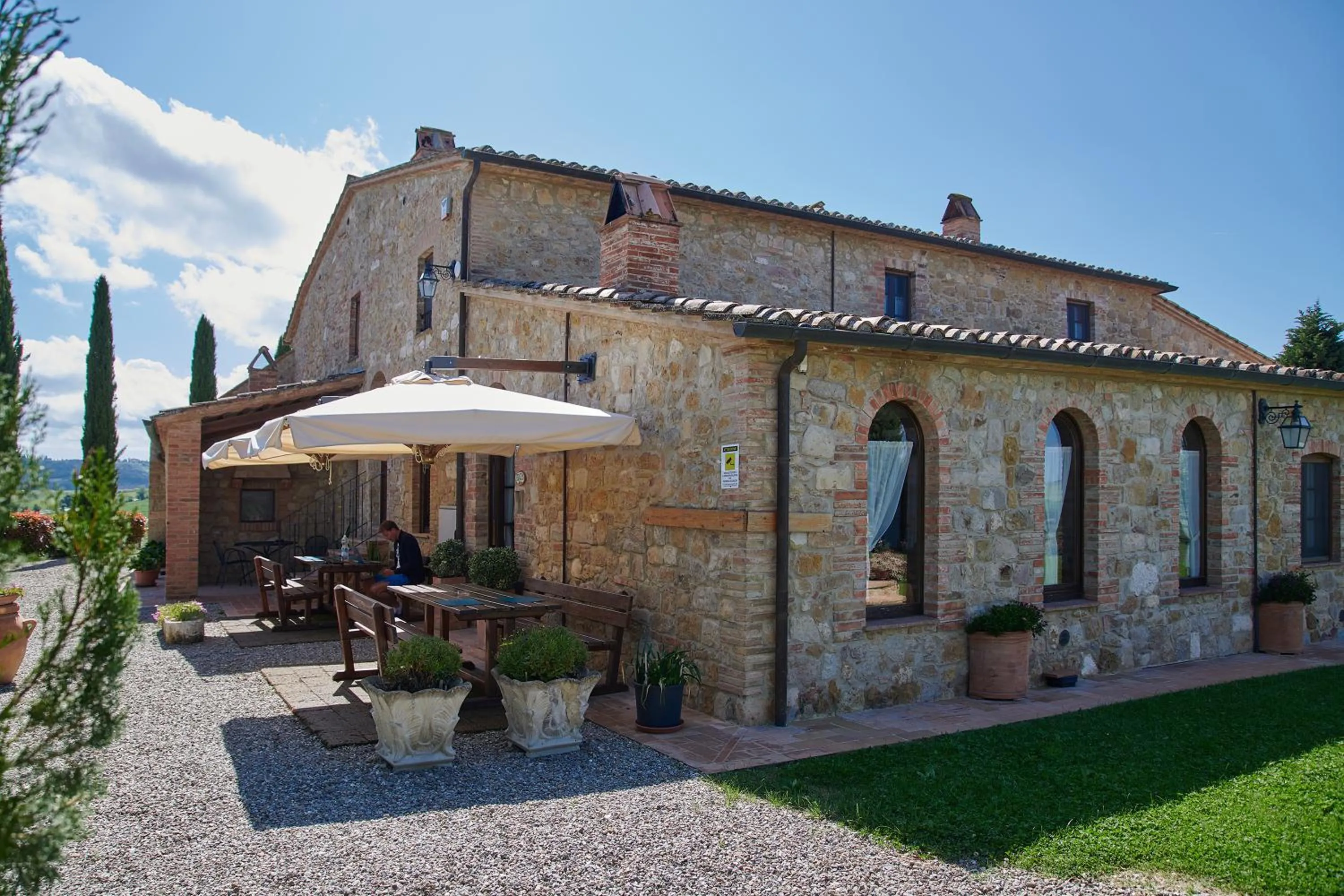 Inner courtyard view in Agriturismo Bonello