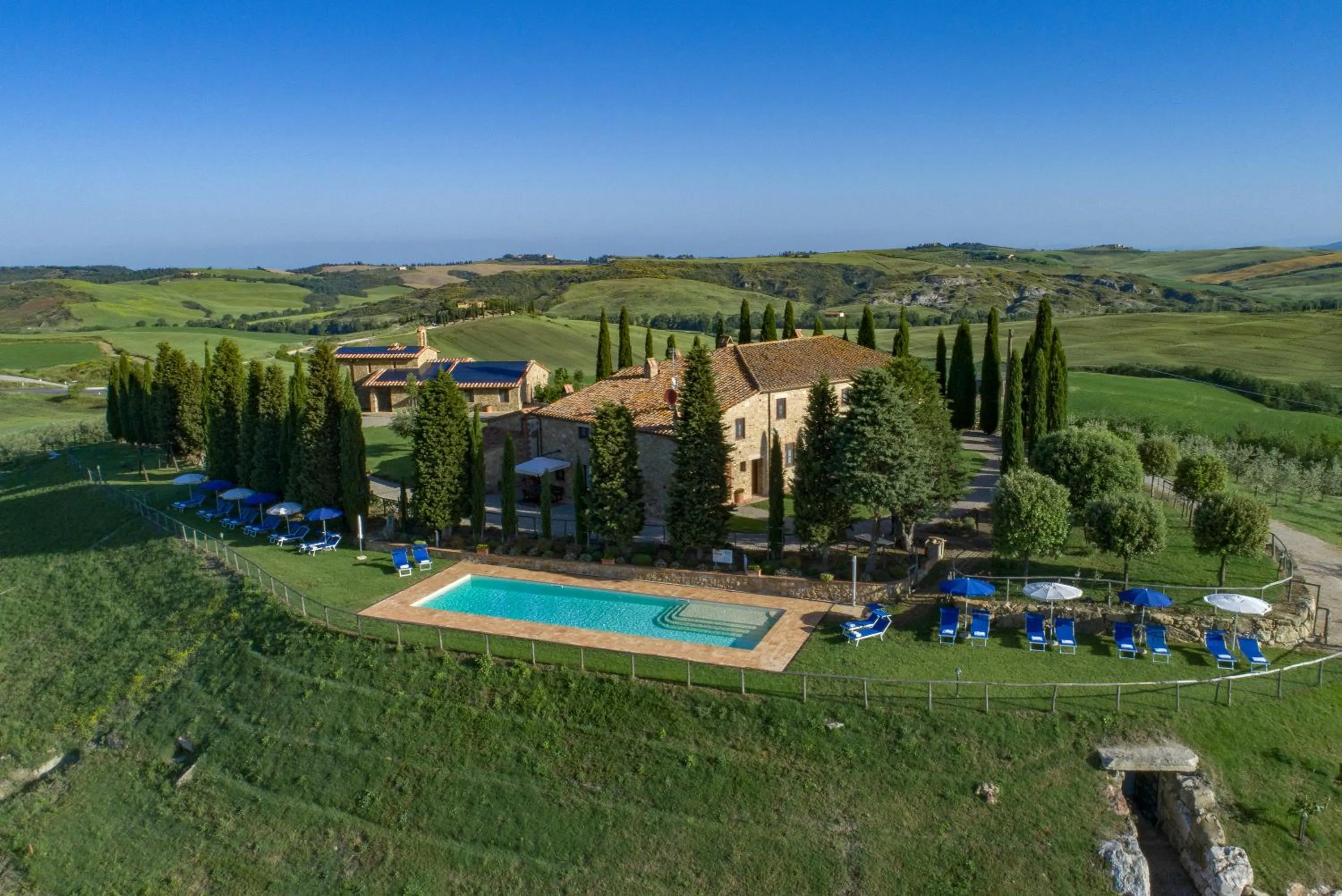 Inner courtyard view in Agriturismo Bonello