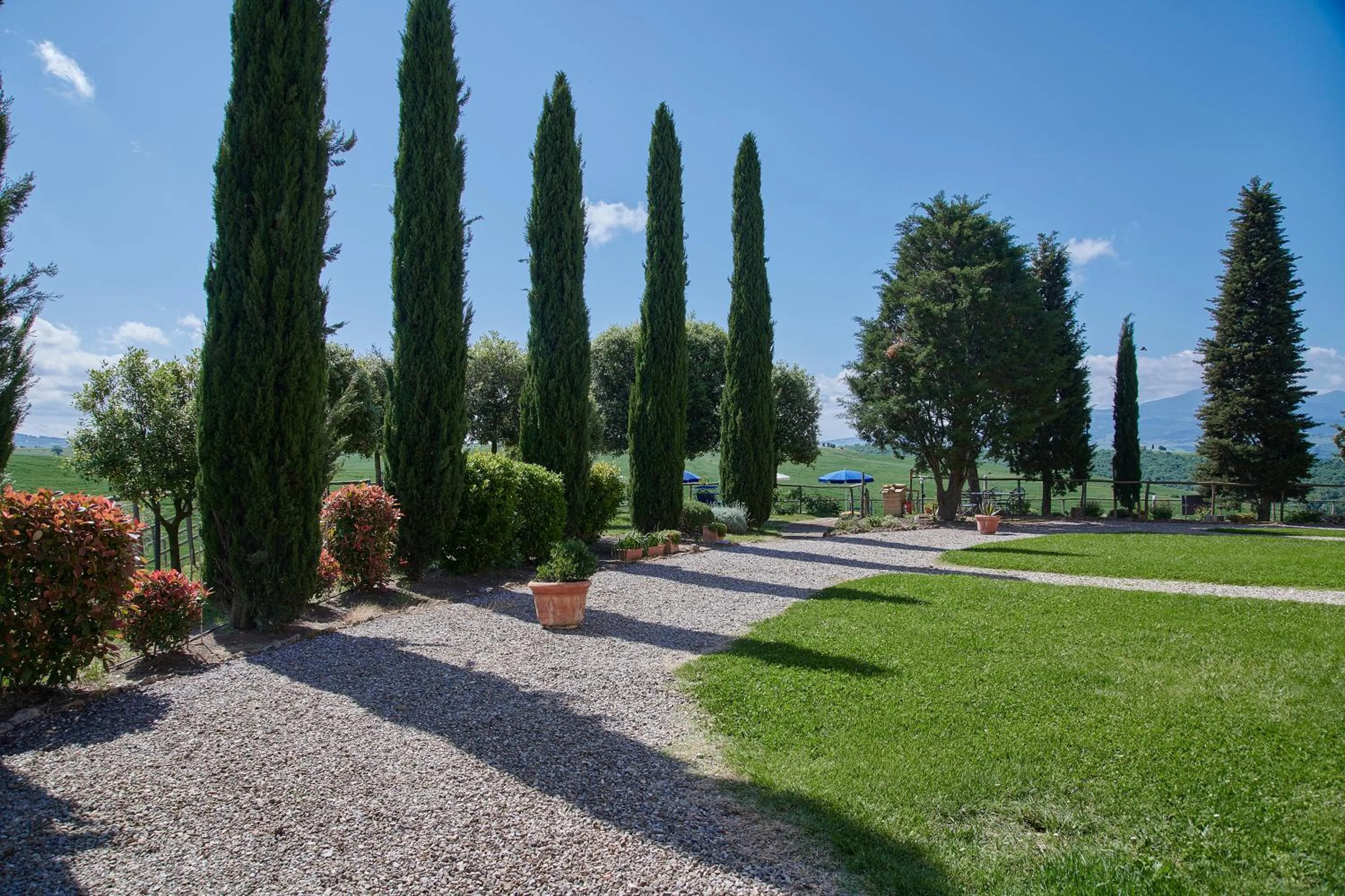 Garden view in Agriturismo Bonello