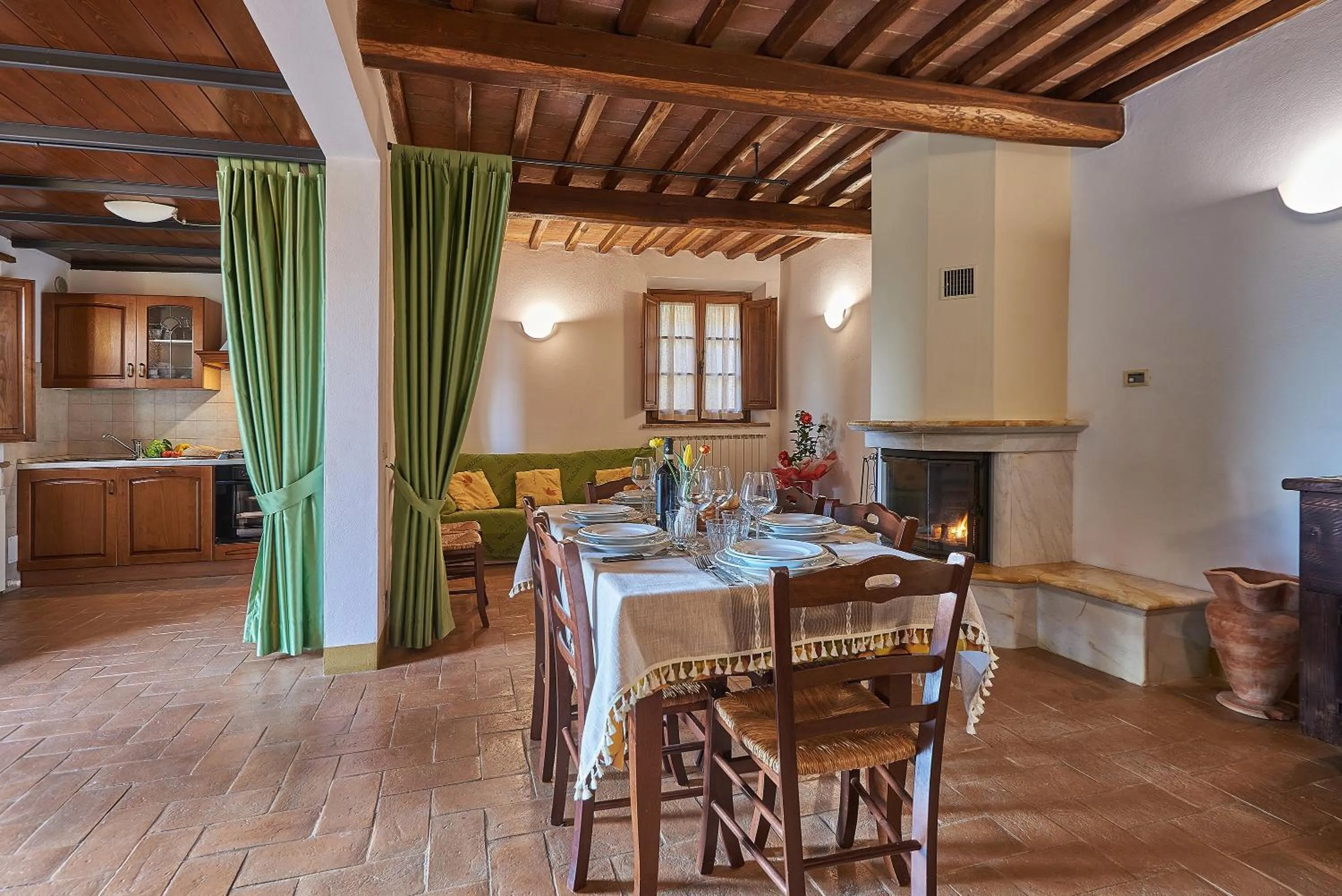Kitchen or kitchenette in Agriturismo Bonello