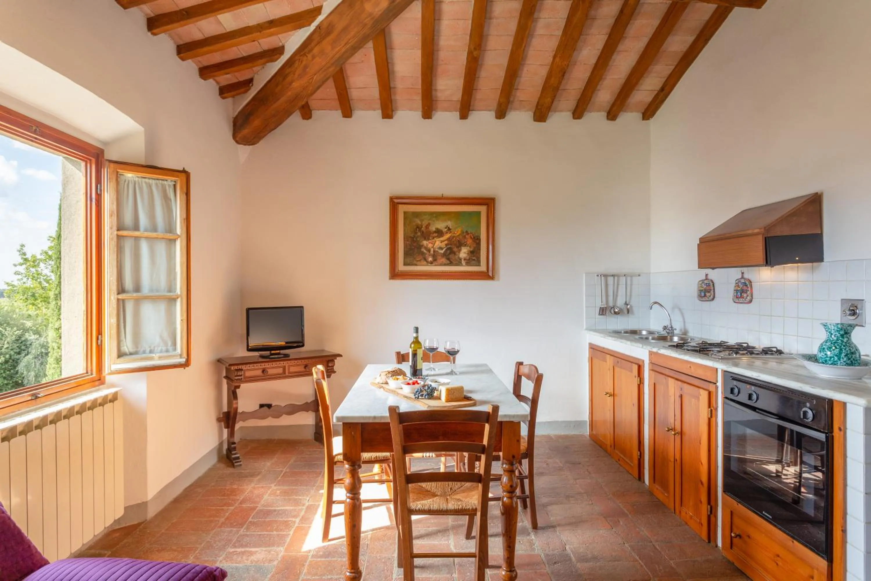 Kitchen or kitchenette in Fattoria Querceto