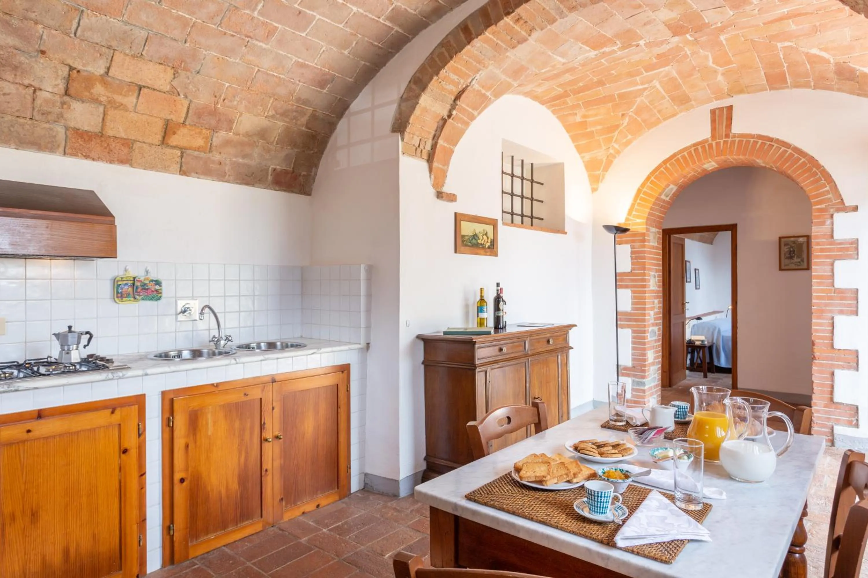 Kitchen or kitchenette in Fattoria Querceto