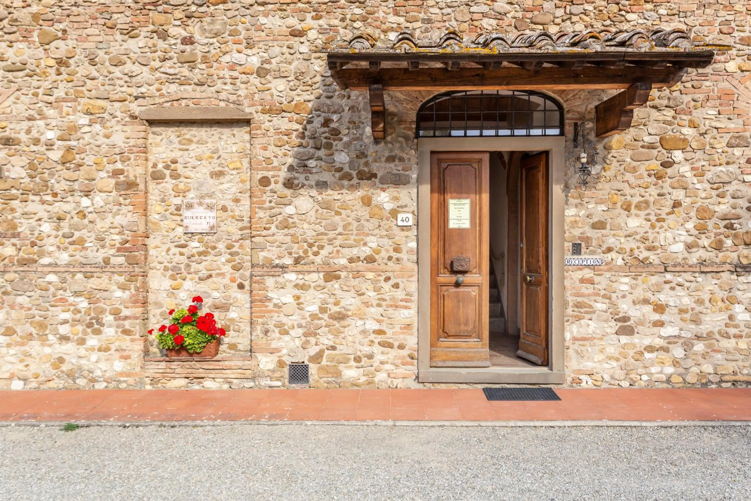 Lobby or reception in Fattoria Querceto
