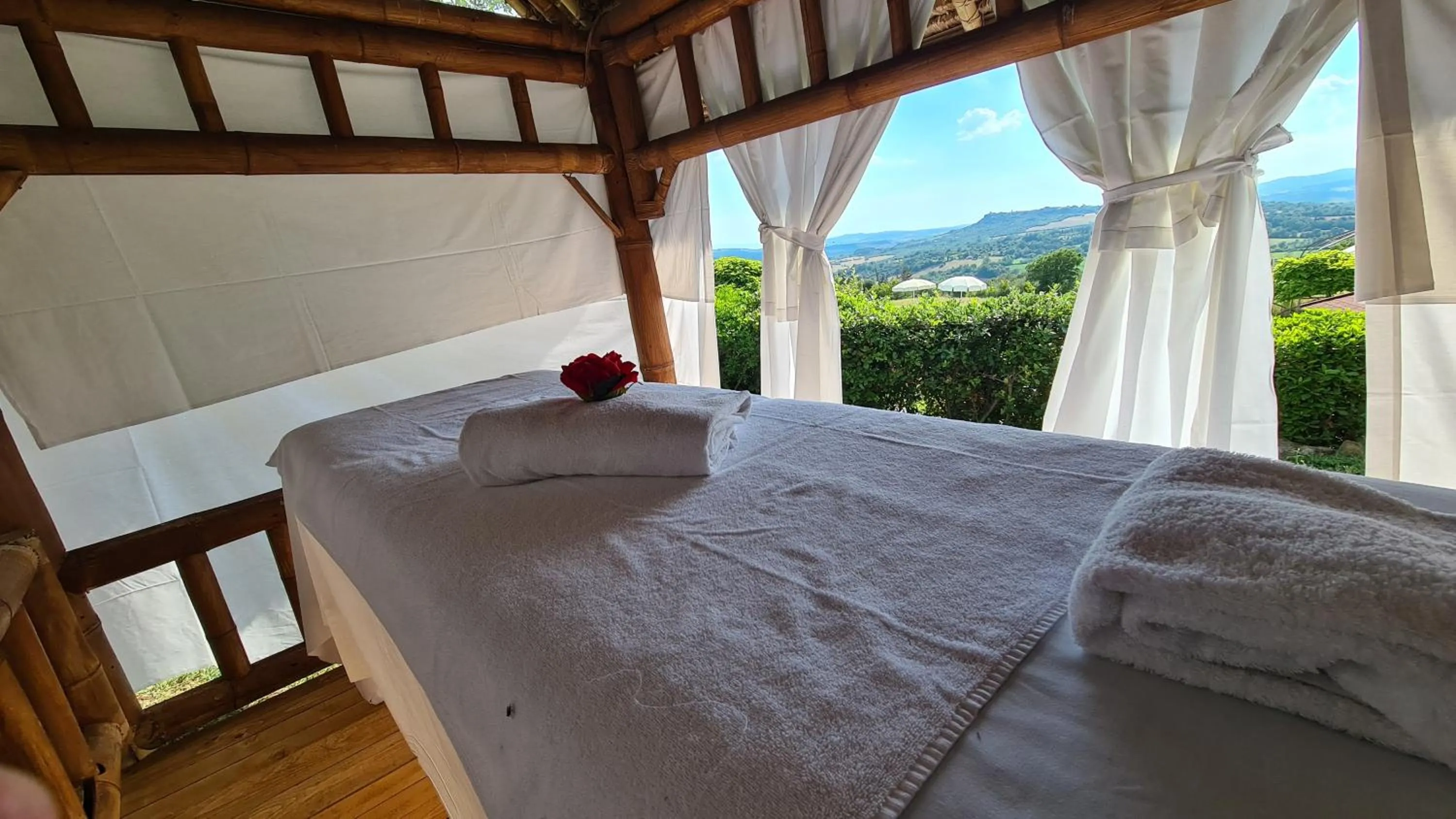 Natural landscape, Bed in Saturnia Tuscany Hotel