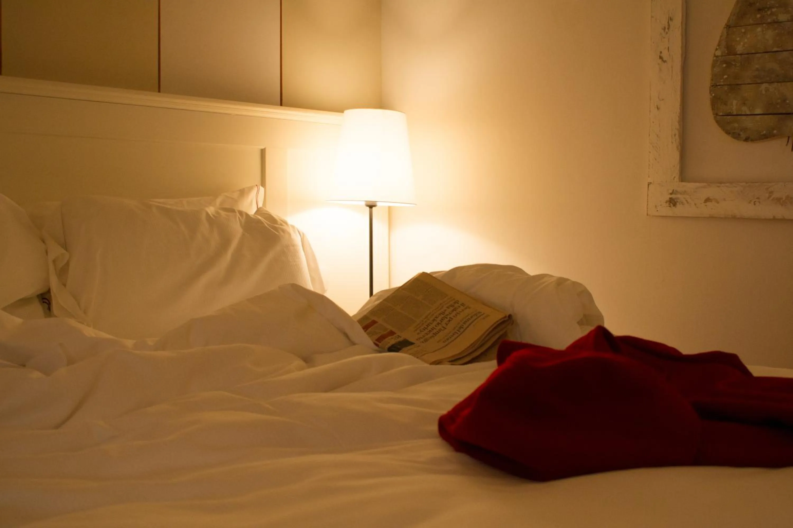 Decorative detail, Bed in Saturnia Tuscany Hotel
