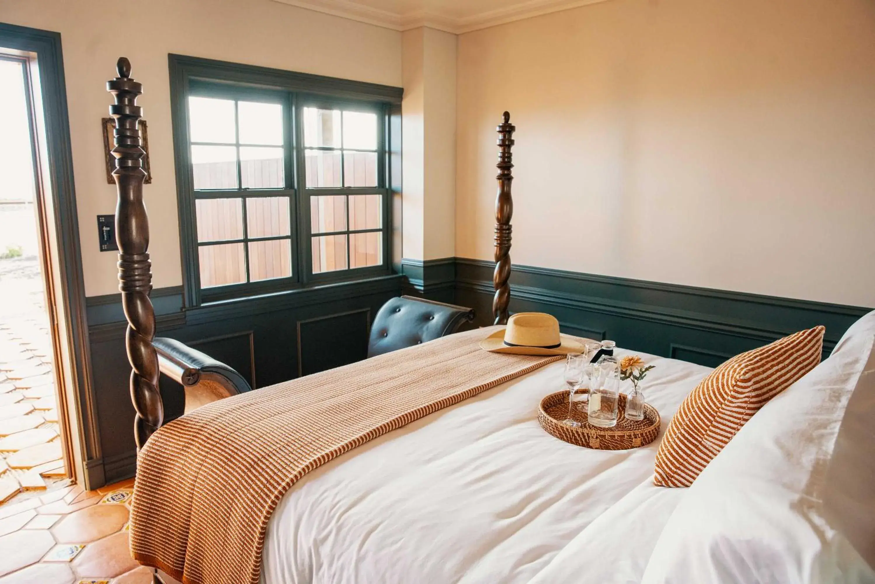 Bed in El Caminante Bar & Bungalows Bed in El Caminante Bar & Bungalows