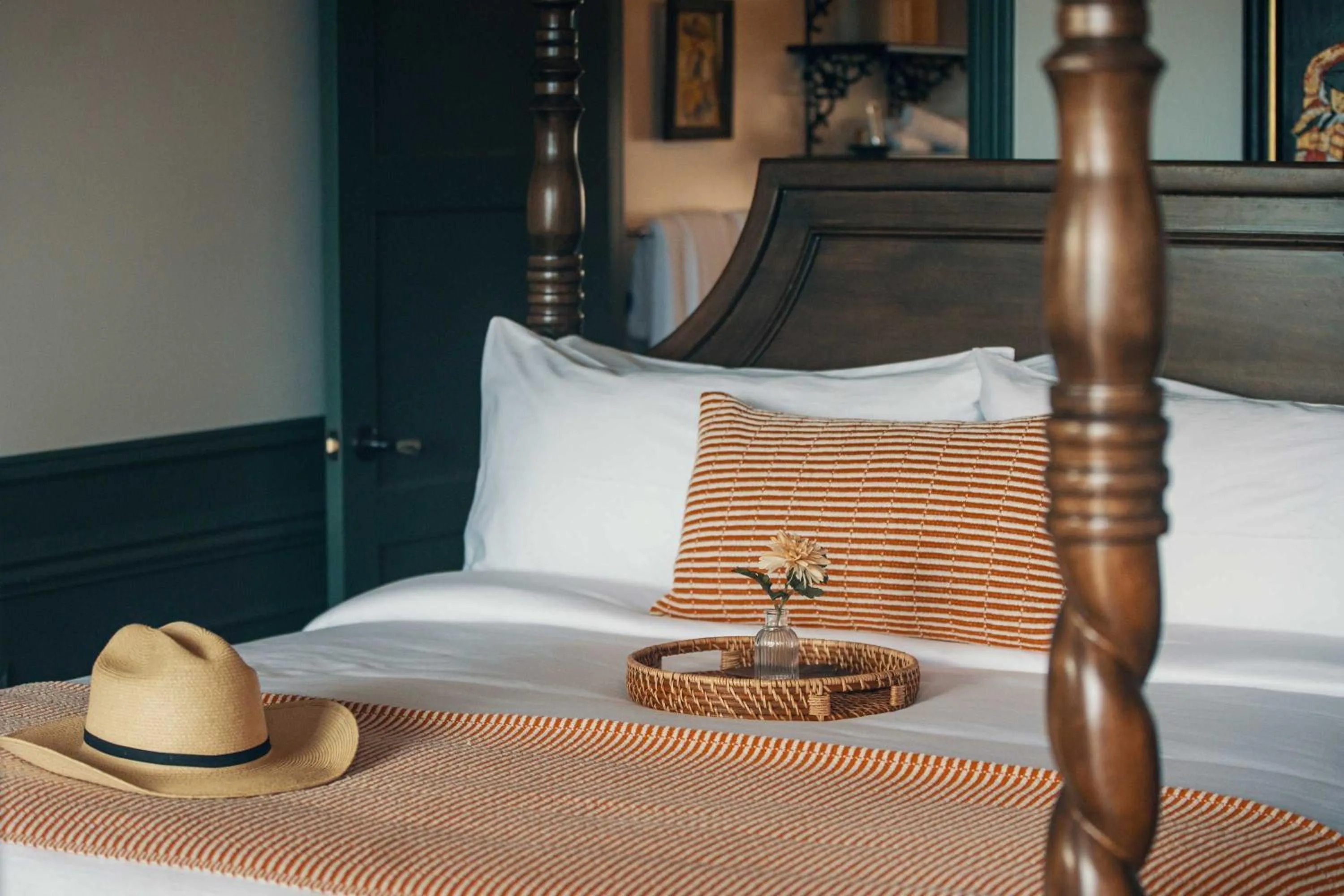 Bed in El Caminante Bar & Bungalows