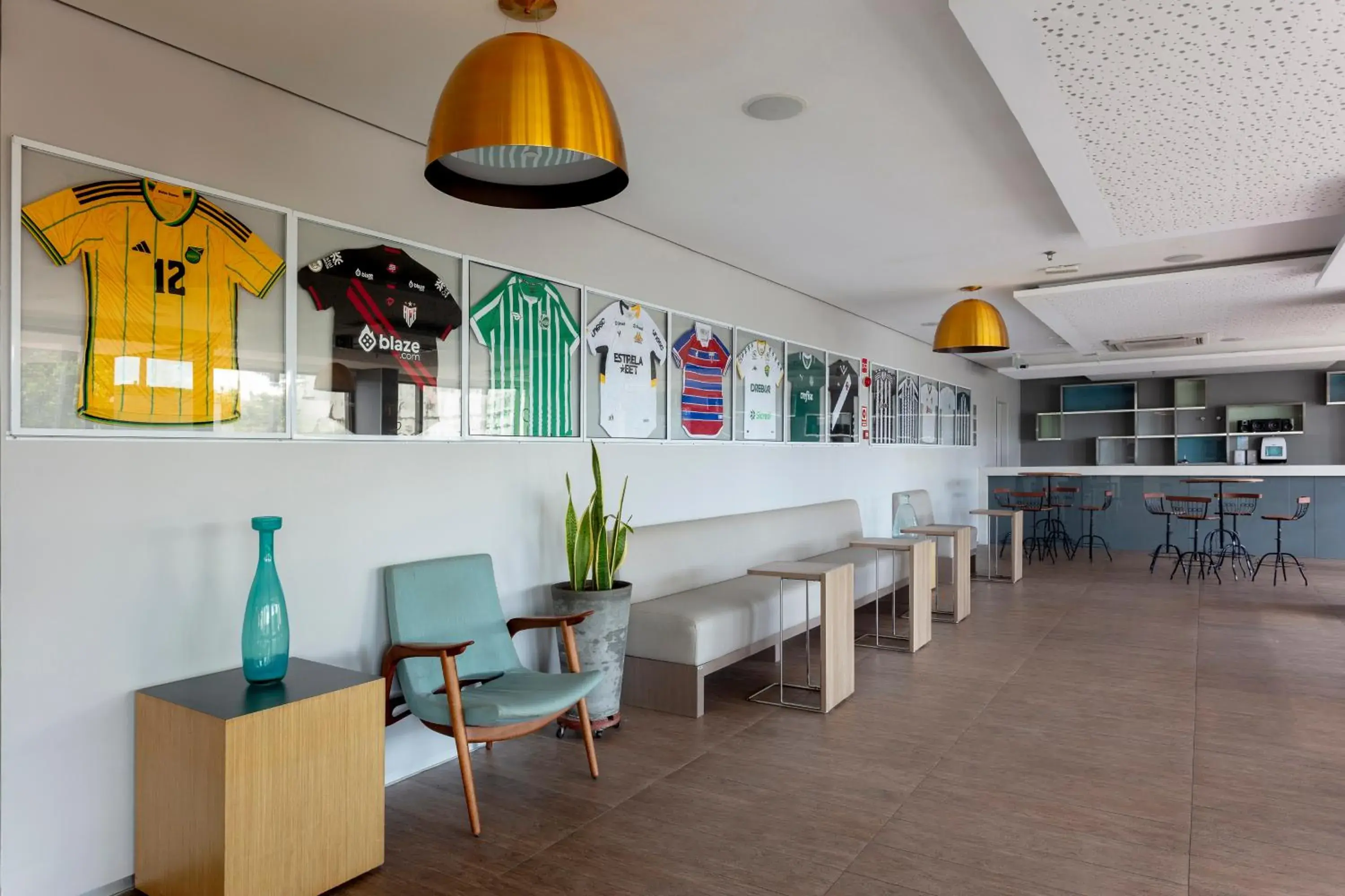 Lobby or reception in Wyndham Salvador Hangar Aeroporto Lobby or reception in Wyndham Salvador Hangar Aeroporto