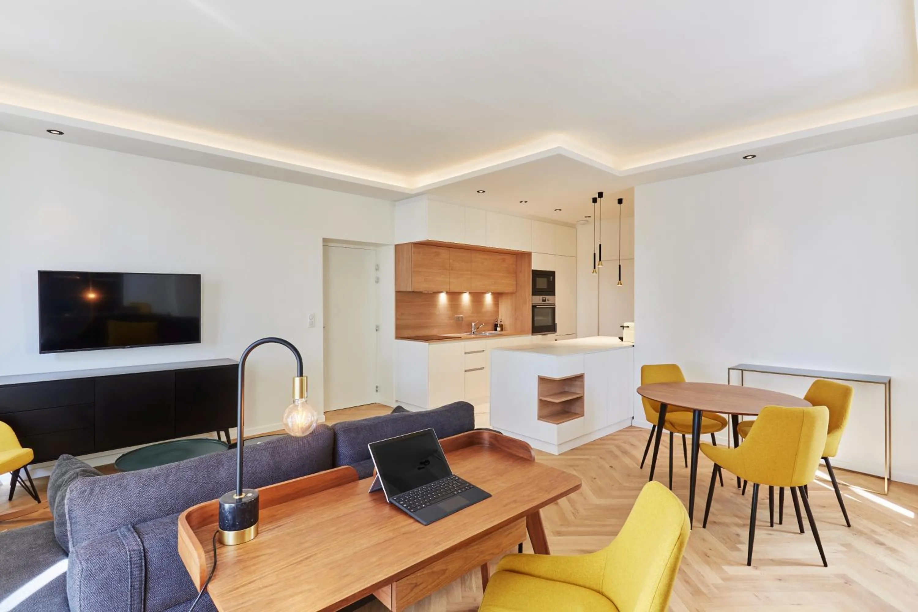 Dining area in Appartement exceptionnel avec parking Centre-ville Aix-en-Provence