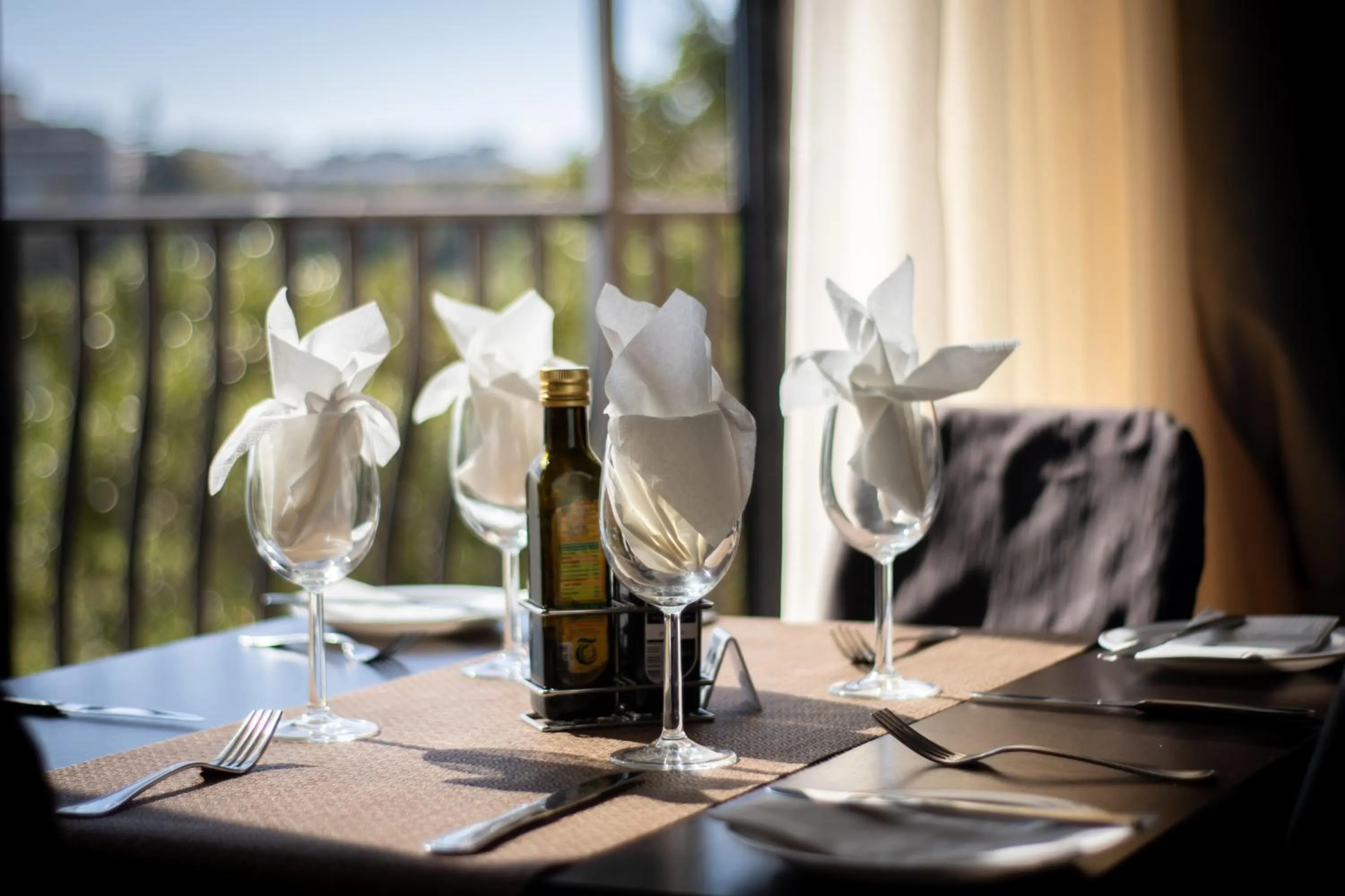 Dining area in Point de vue Guesthouse