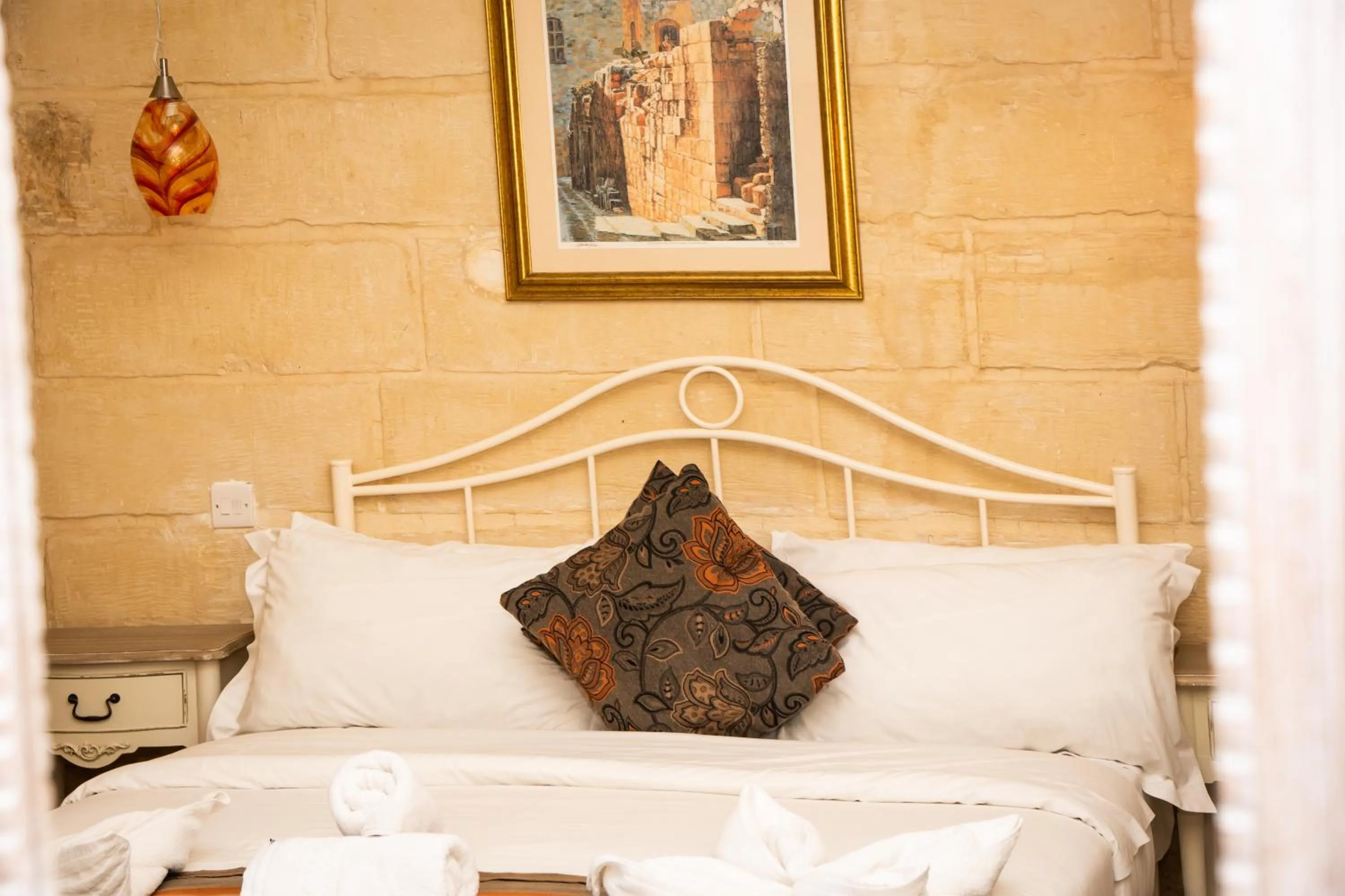 Bed in Point de vue Guesthouse