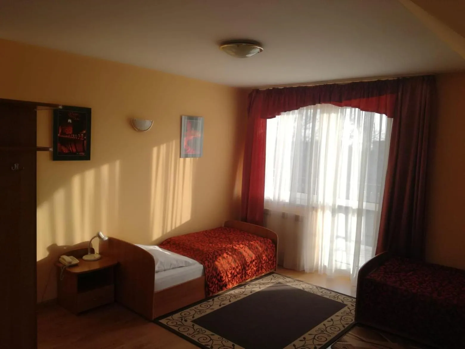 Bed in Hotel Grodzki