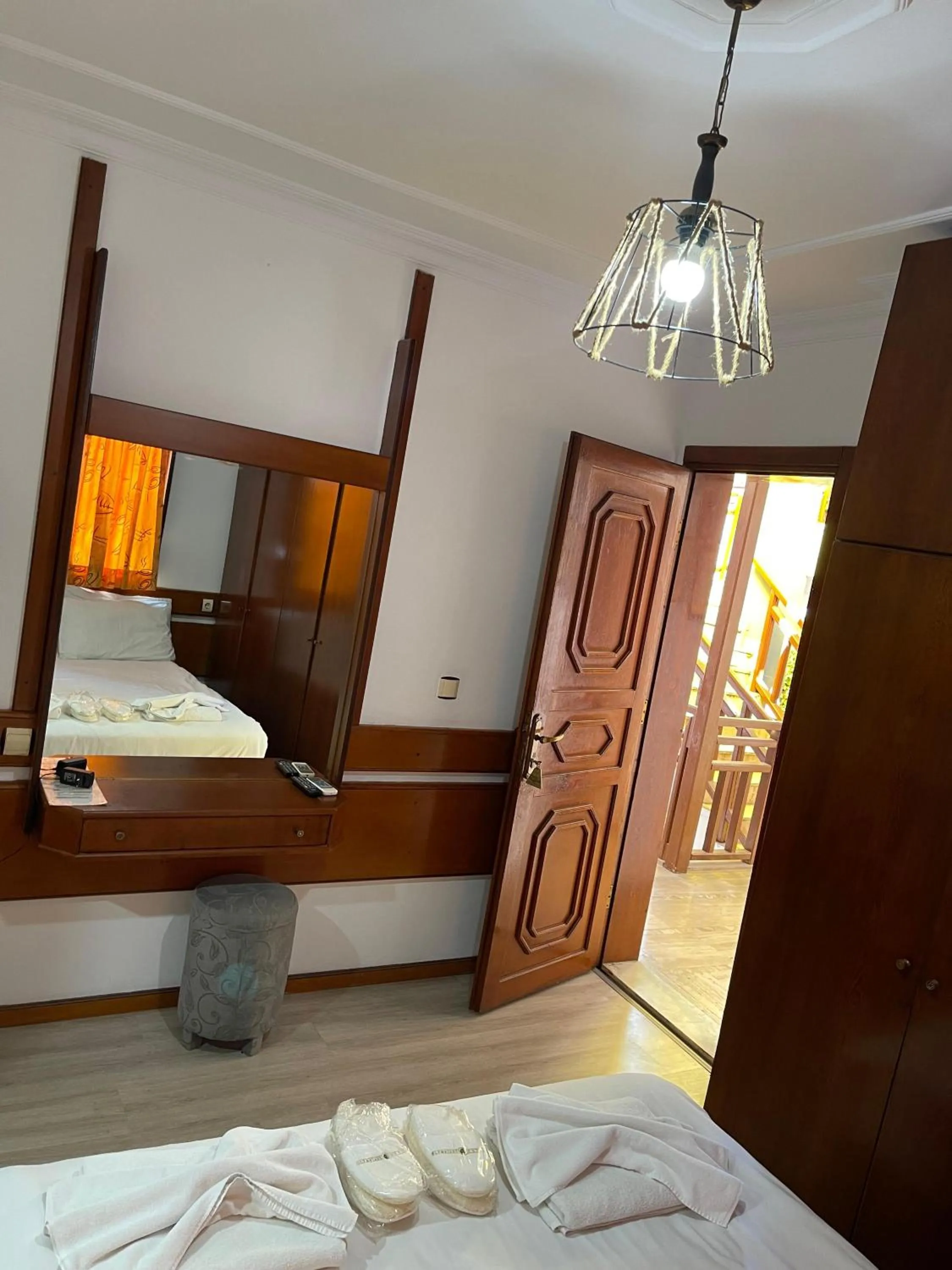 Bed in Hotel Karyatit Kaleici