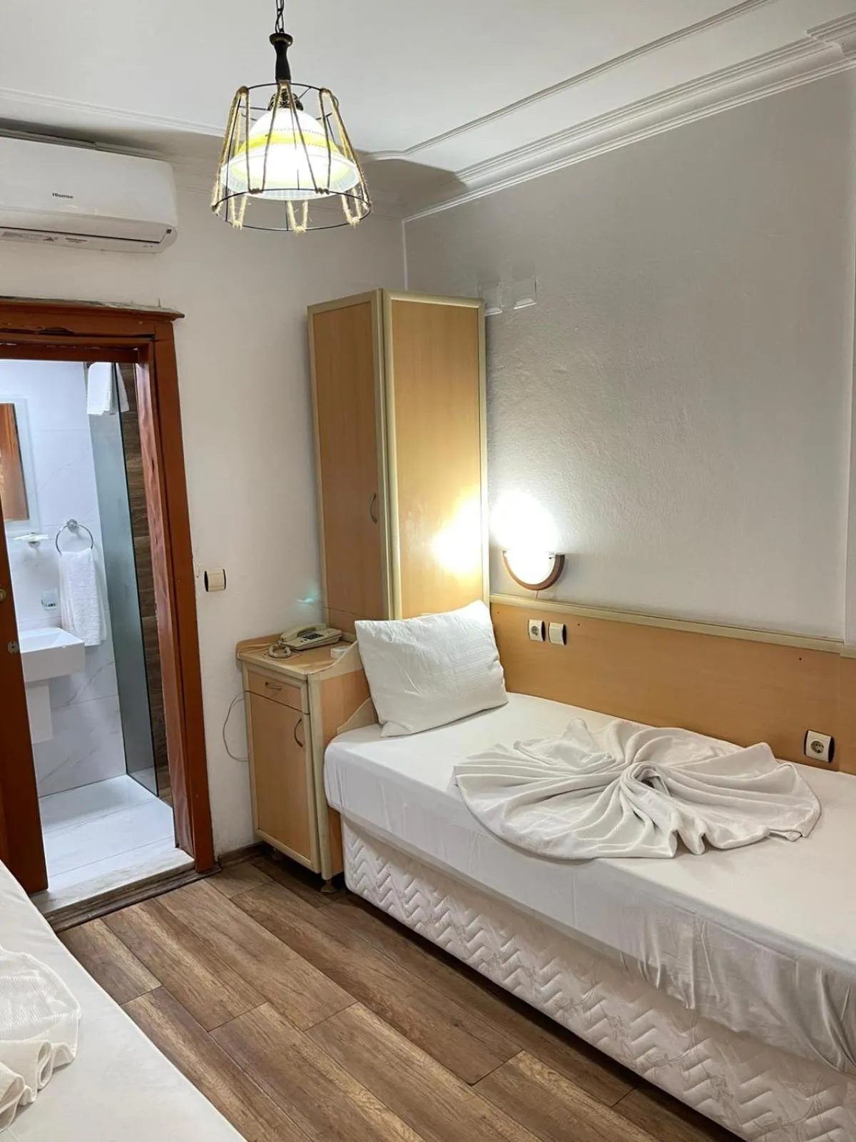 Bed in Hotel Karyatit Kaleici