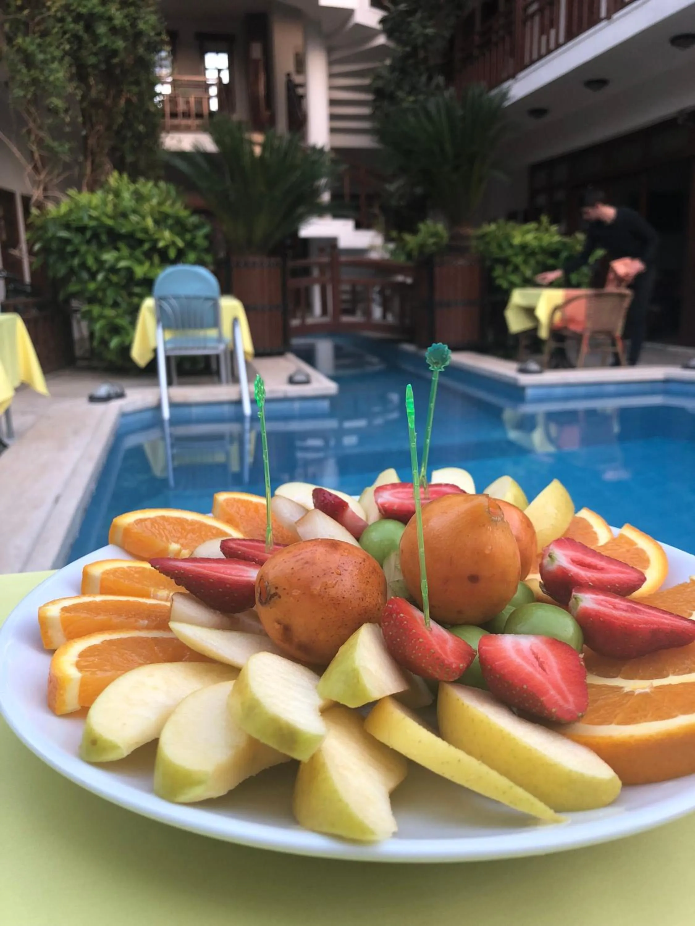 Restaurant/places to eat in Hotel Karyatit Kaleici