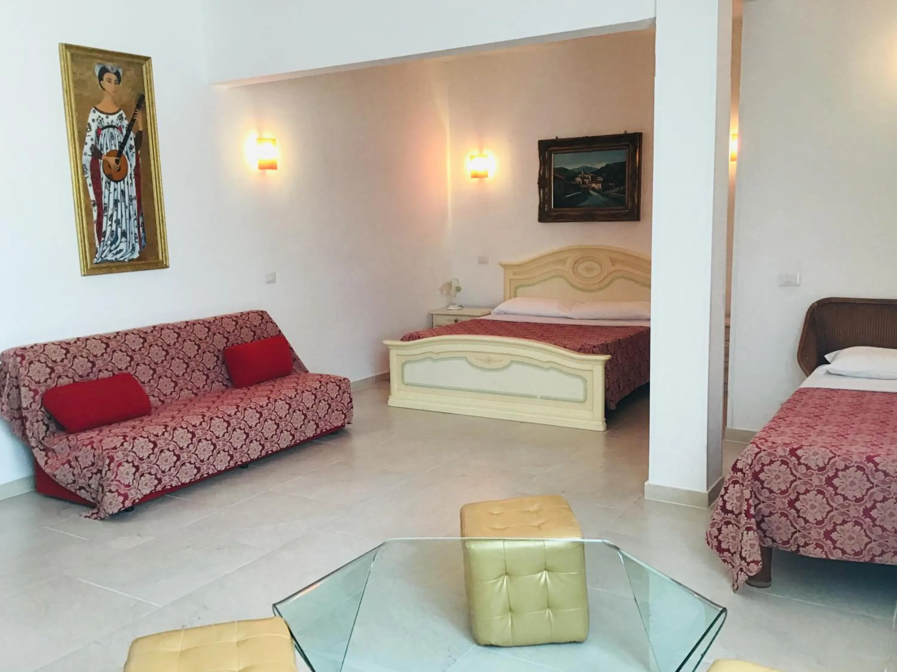 Bed in Hotel Giulietta e Romeo