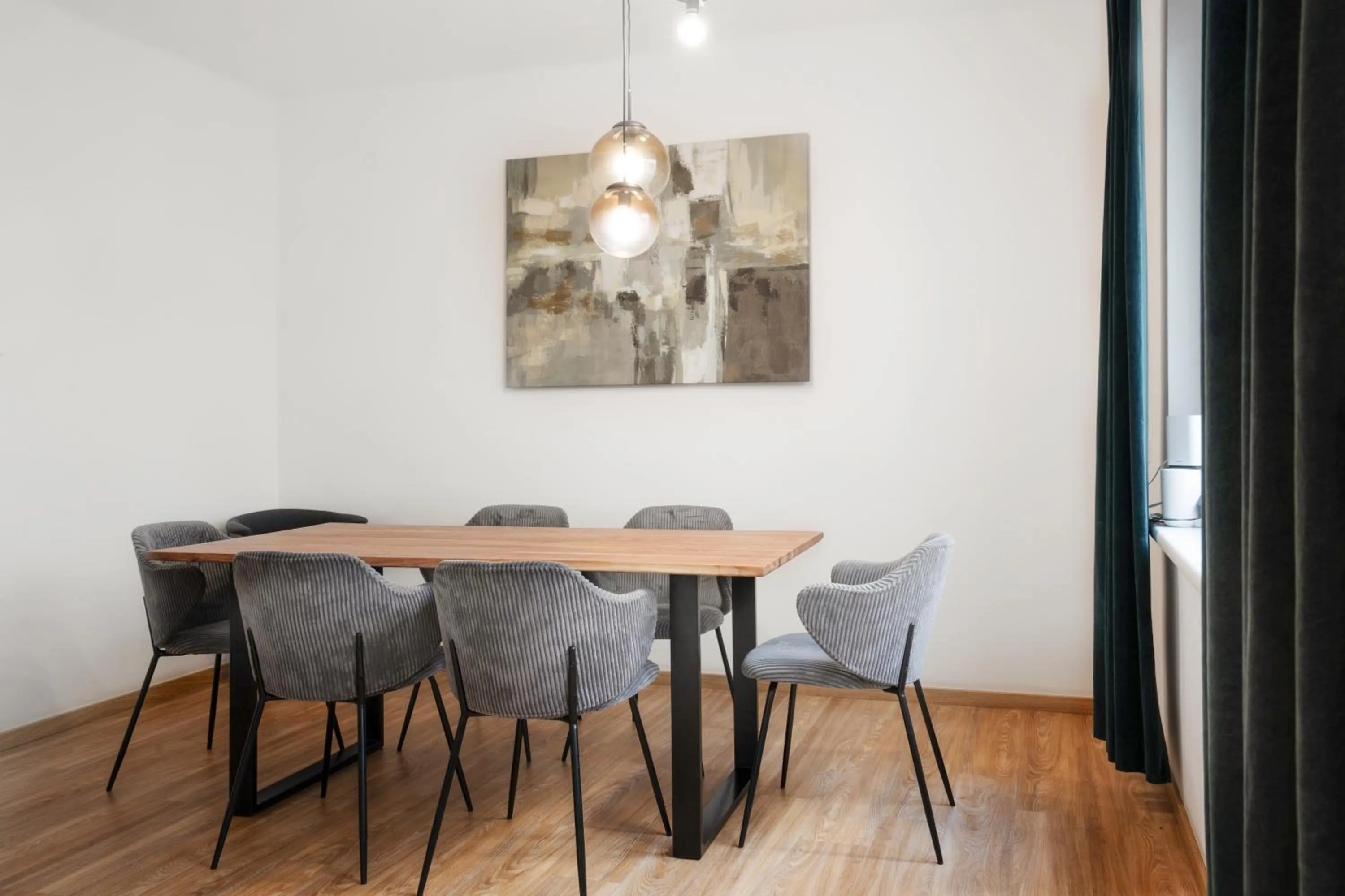 Seating area in easy-flat Hauptplatz - City Center Apartments with a Kitchen