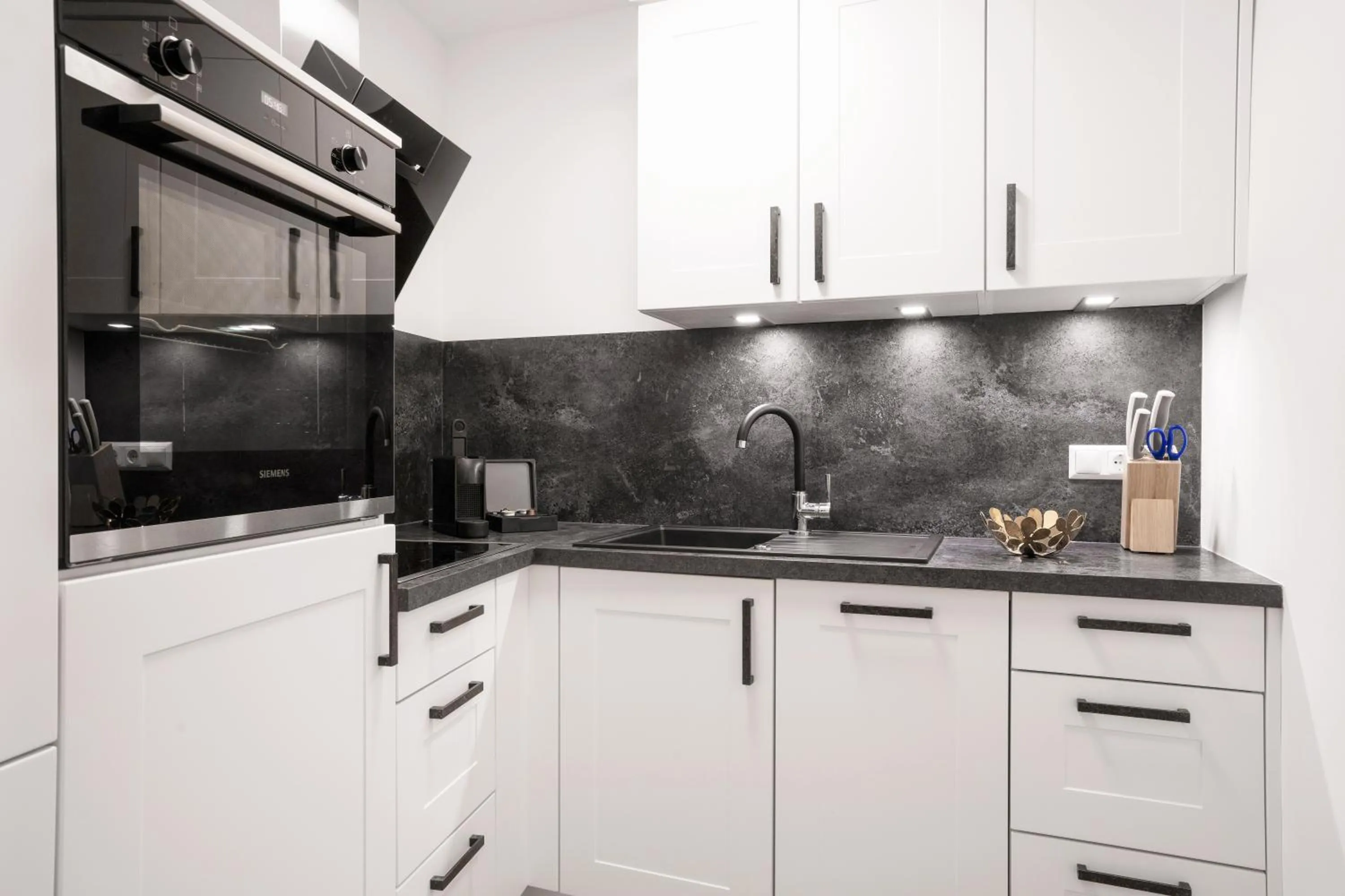 Coffee/tea facilities in easy-flat Hauptplatz - City Center Apartments with a Kitchen