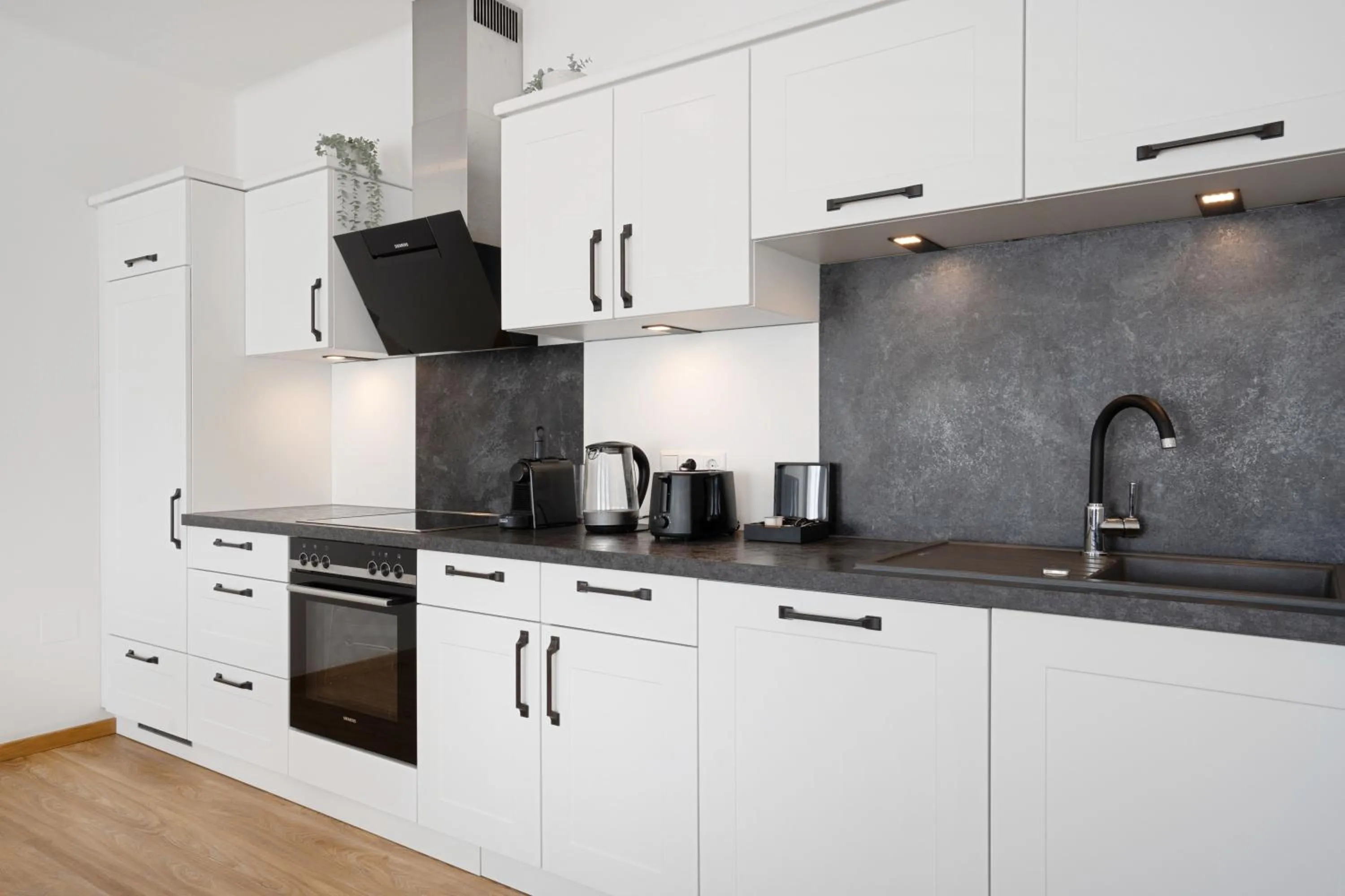 Coffee/tea facilities in easy-flat Hauptplatz - City Center Apartments with a Kitchen