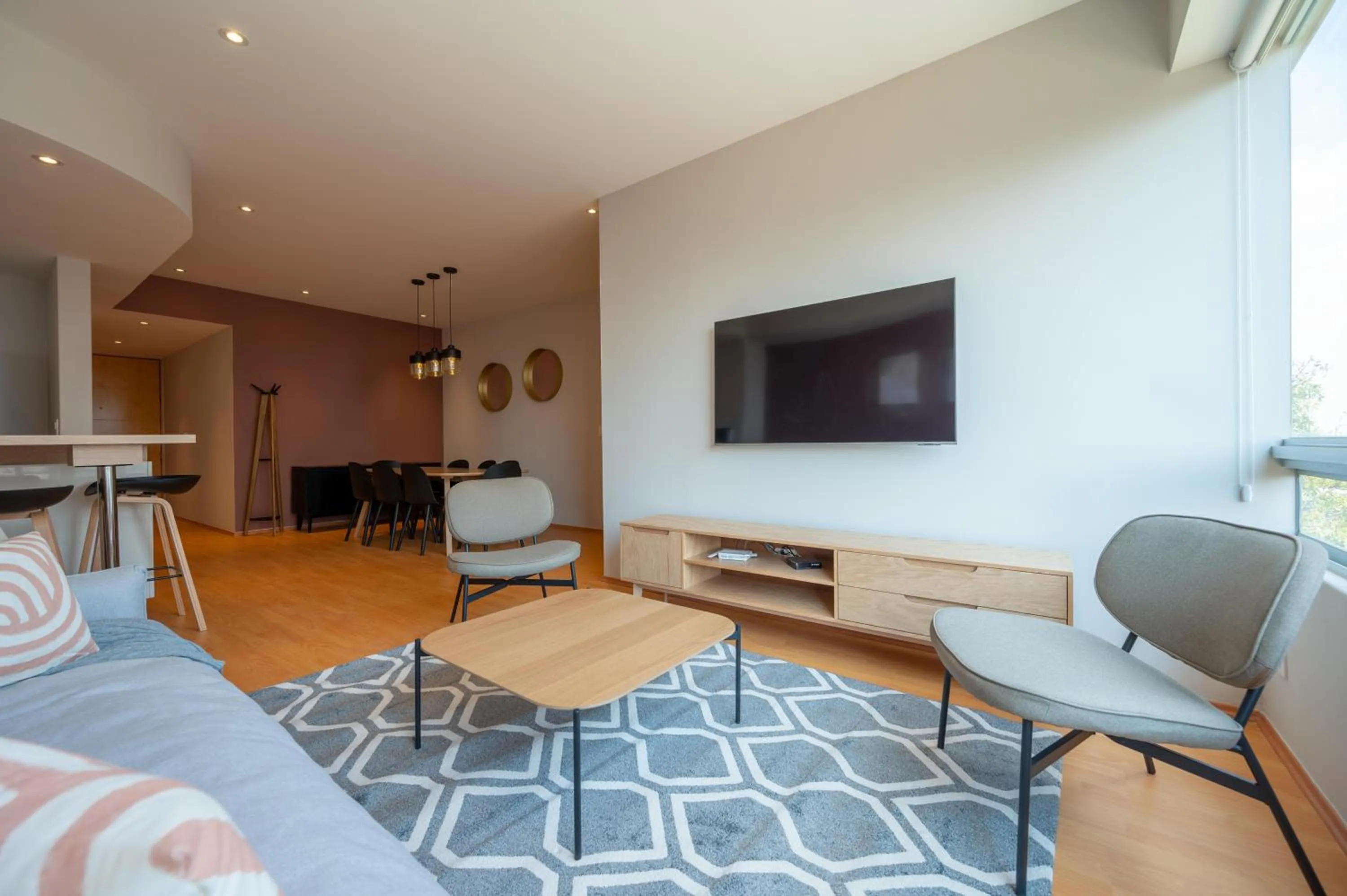 Communal lounge/ TV room in Capitalia Santa Fe