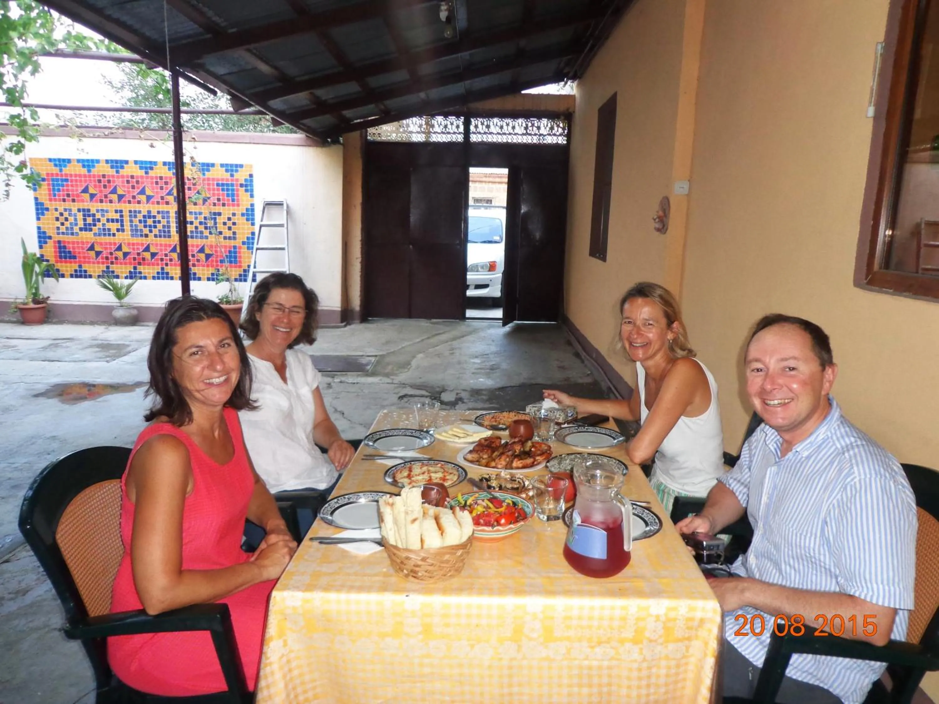 group of guests in Artson B&B Vagharshapat