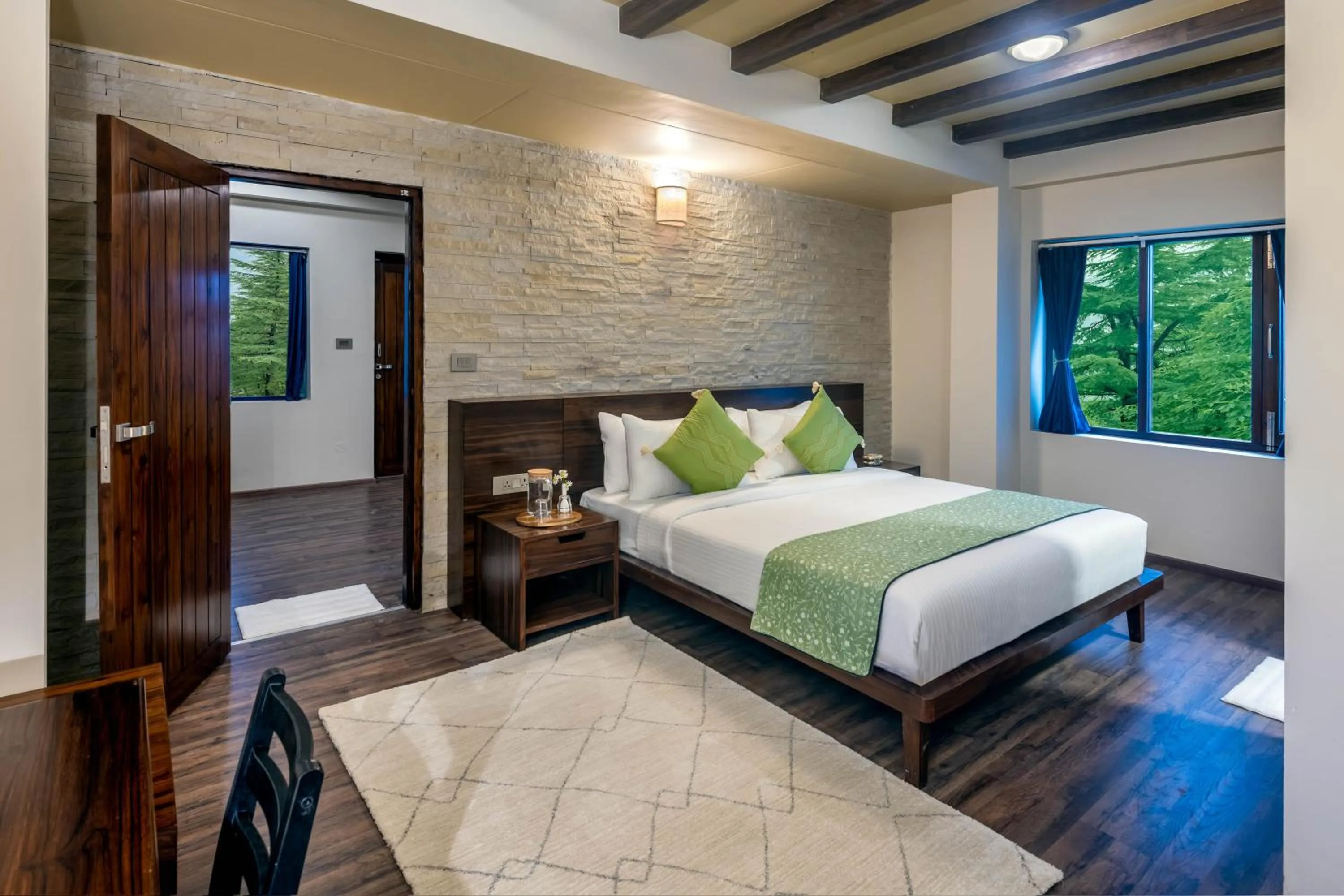 Bed in Hotel Eagles Nest