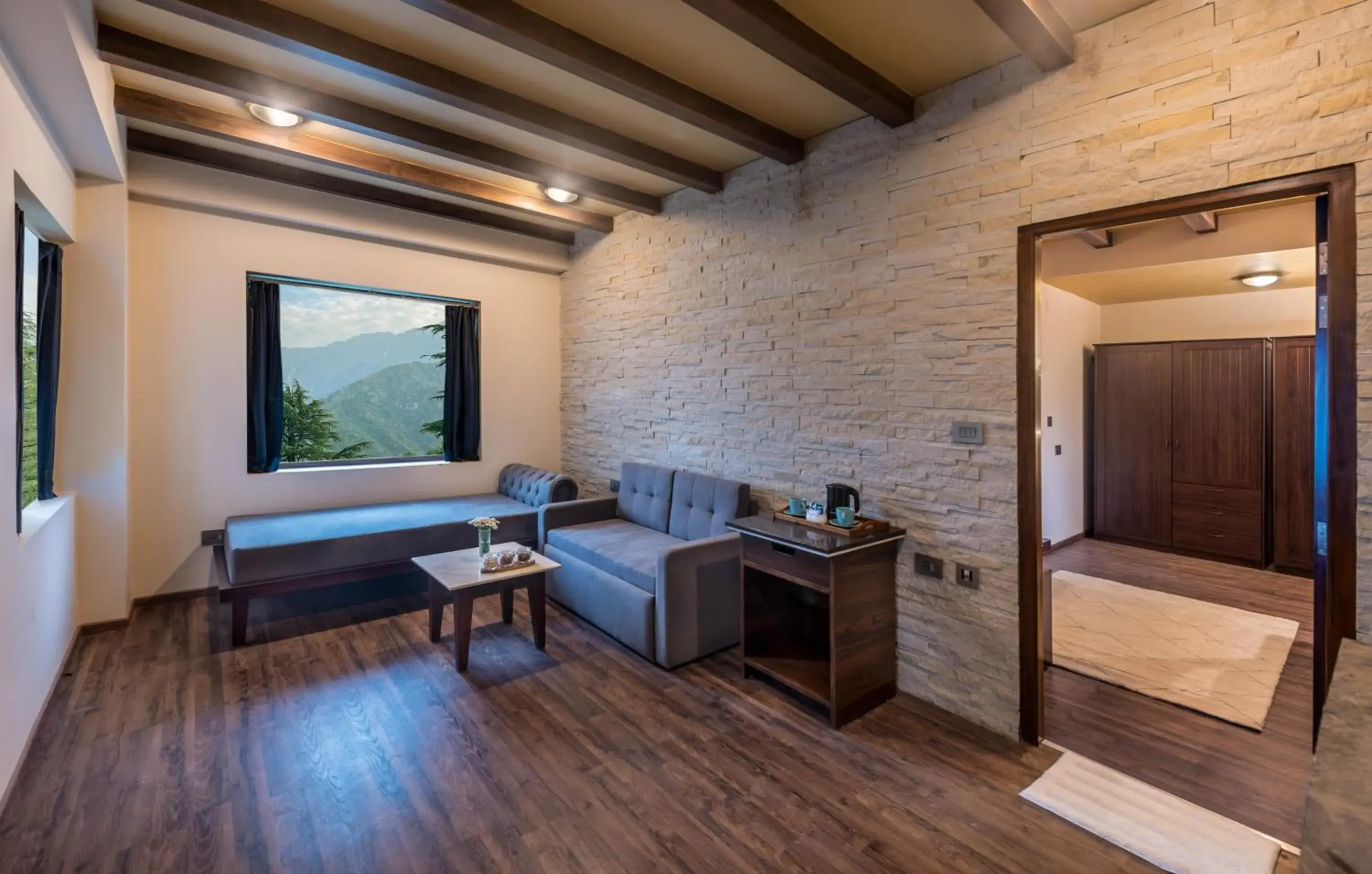 View (from property/room), Bed in Hotel Eagles Nest View (from property/room), Bed in Hotel Eagles Nest