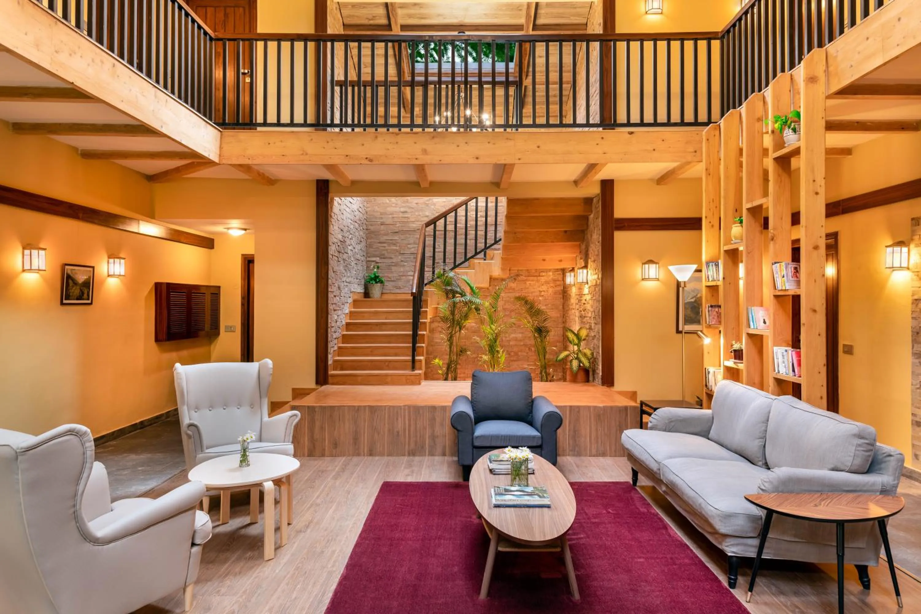 Seating area in Hotel Eagles Nest