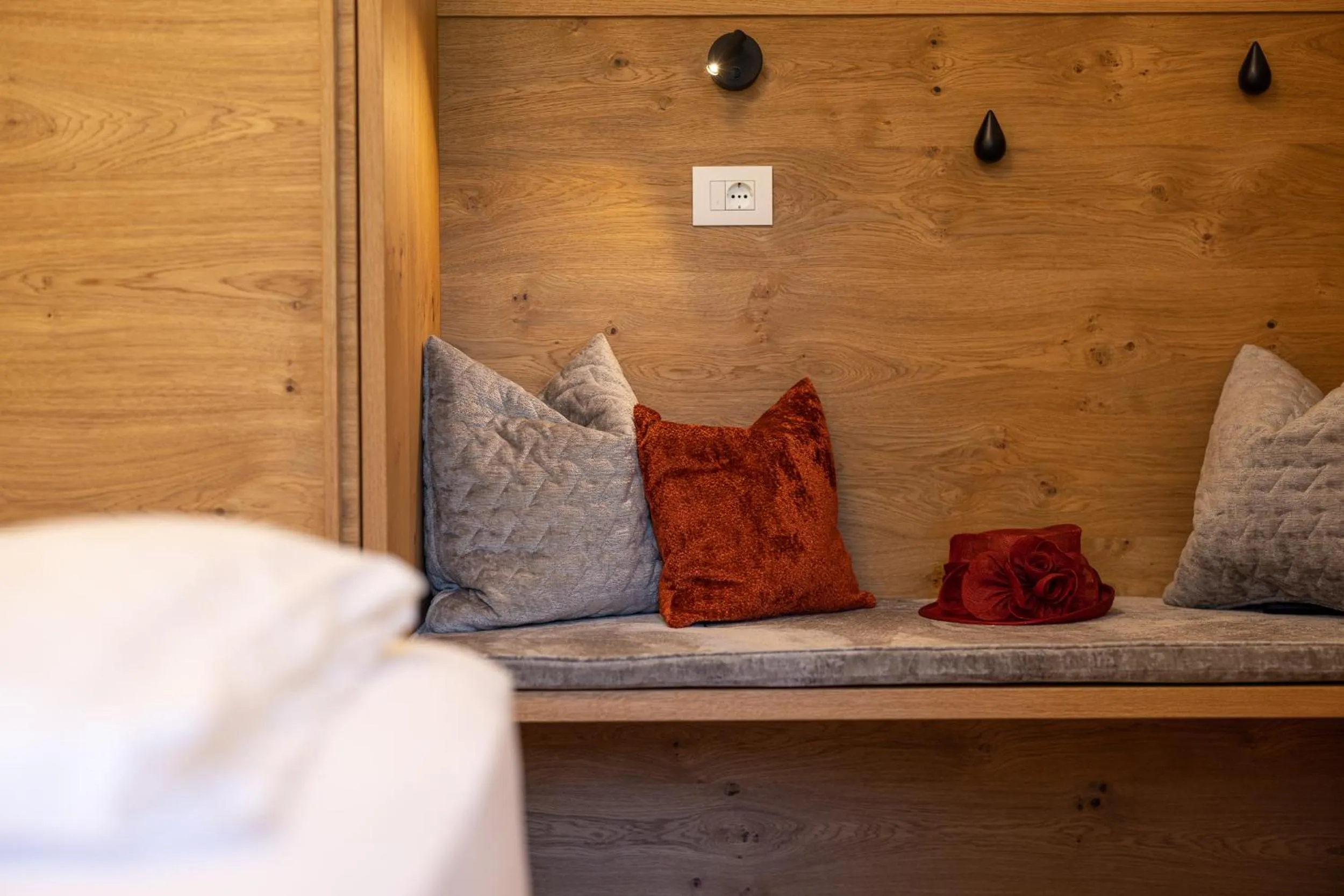 Bed in Hotel Gartenresidence Zea Curtis