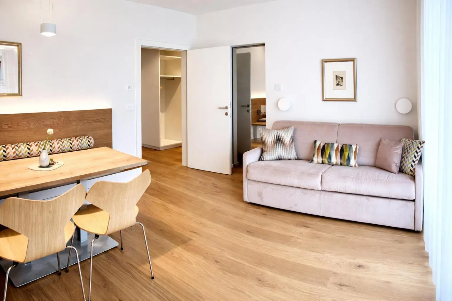 Living room in Hotel Gartenresidence Zea Curtis